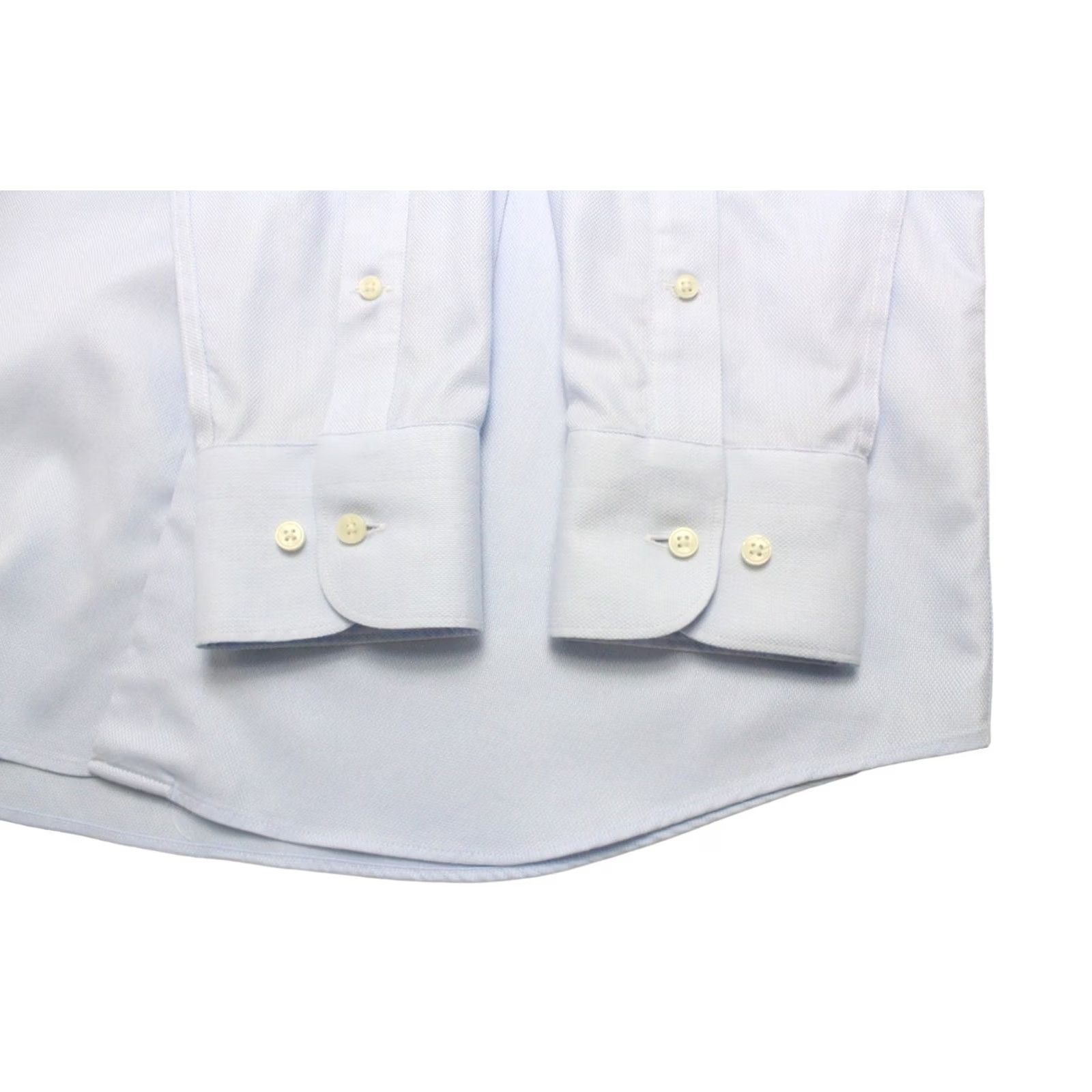 Suitsupply SUITSUPPLY Formal Shirt Men's 41 / 16 Slim Fit Cutaway Collar Blue Button Size 42R - 5 Thumbnail