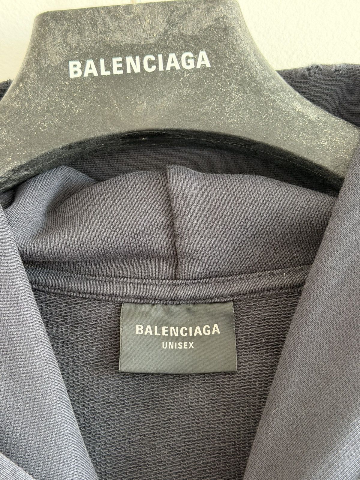 Balenciaga BALENCIAGA DEMNA FW23 BERLIN BE KIND SCRIBBLE HOODIE SIZE 4 Size US XL / EU 56 / 4 - 5 Thumbnail