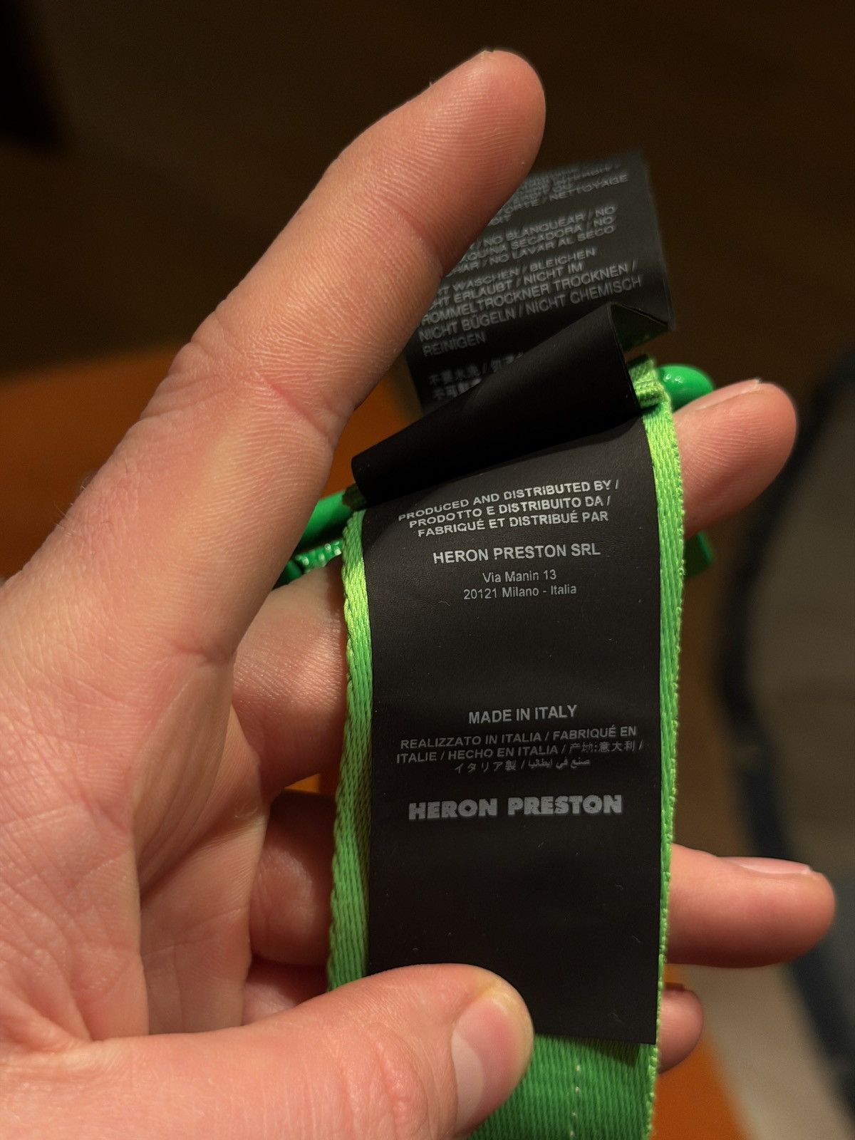 Heron Preston Heron Preston Industrial Belt Size ONE SIZE - 5 Thumbnail