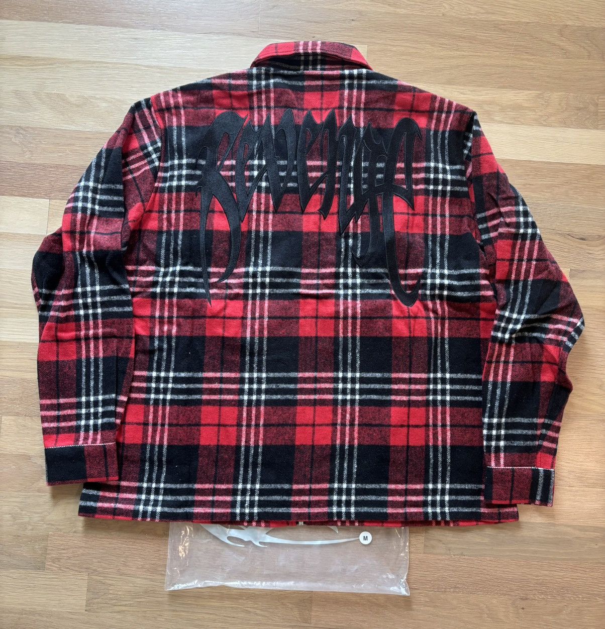 Revenge Revenge Red Flannel Zip Up Size US M / EU 48-50 / 2 - 4 Thumbnail