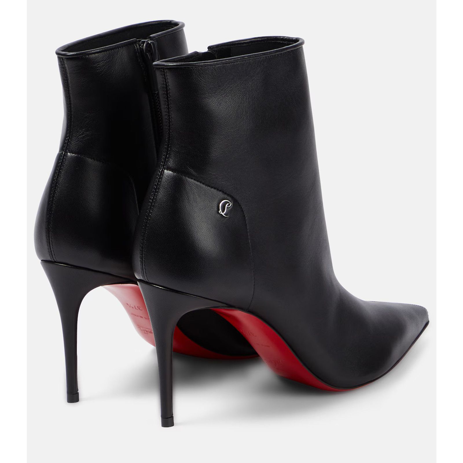 Christian Louboutin Christian Louboutin Sporty Kate Booty 85 Black Leather CL Size US 11 / IT 41 - 16 Thumbnail