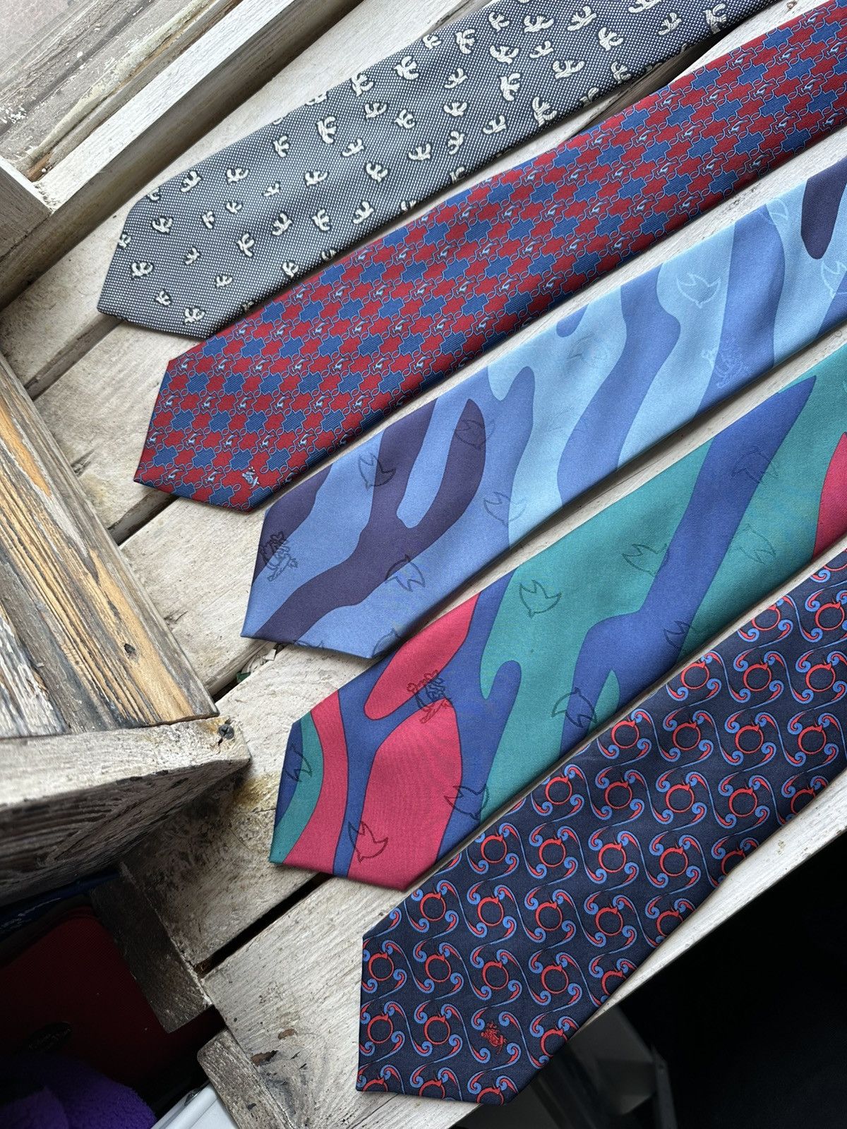 Lanvin BUNDLE 🚨 5 LANVIN LIMITED NESTLE 130years ties men vintage Size ONE SIZE - 9 Thumbnail
