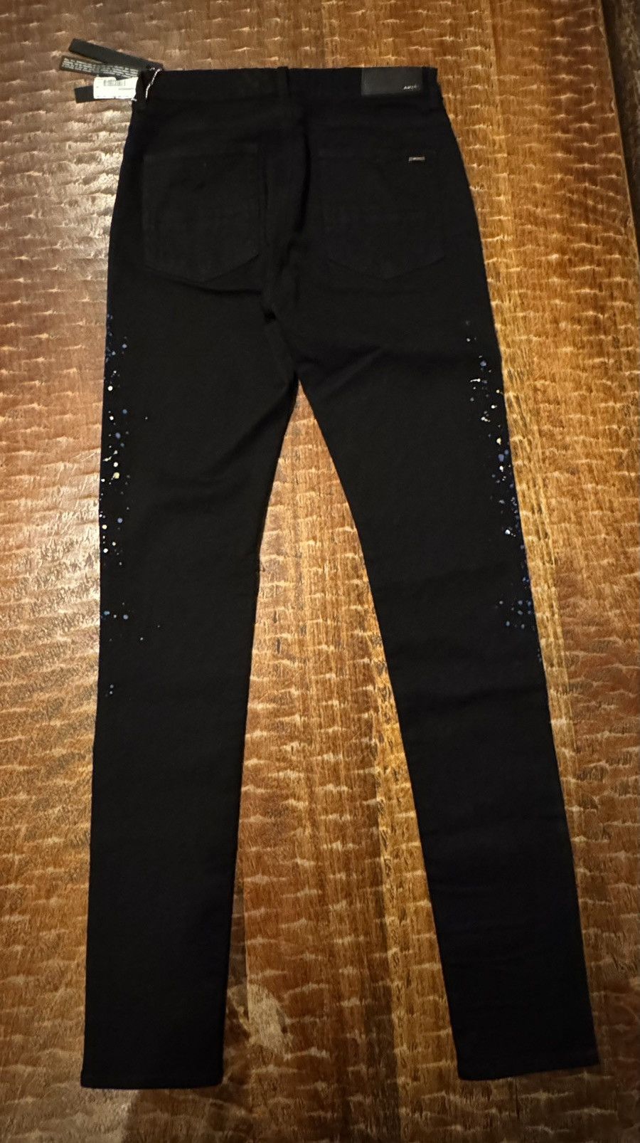 Amiri Crystal Painter Black Jeans 33 Size US 33 - 2 Thumbnail