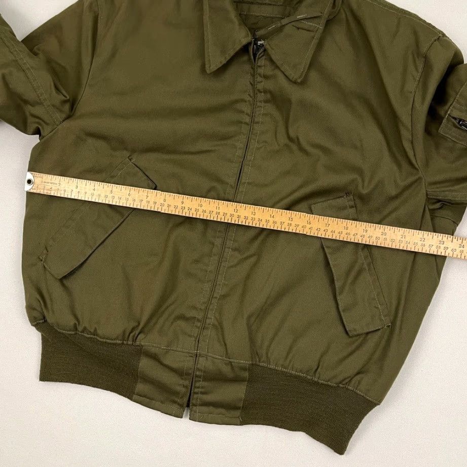 Vintage VTG Isratex Jacket Men Large Green Army Flight Aramid 1991 Size US L / EU 52-54 / 3 - 5 Thumbnail