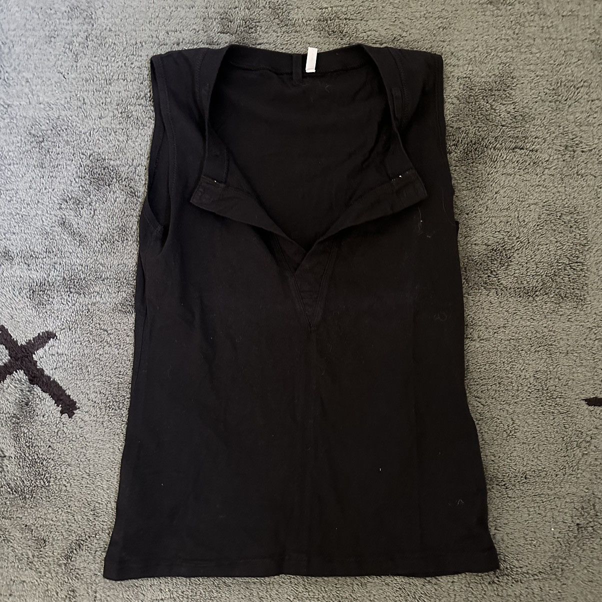 Image of Balenciaga Fall 2002 Archive Tank Top in Black, Women's (Size Small)