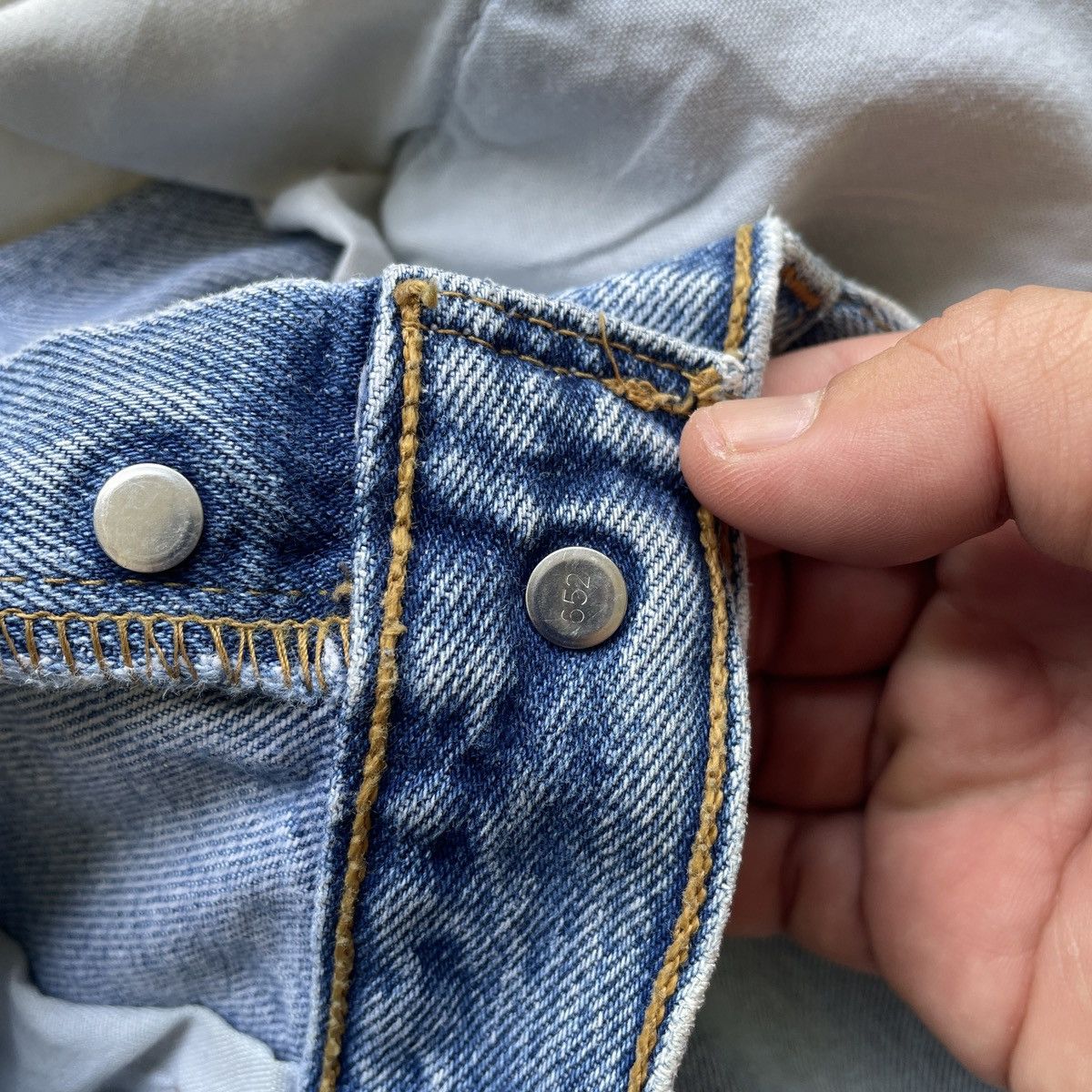 Jean × Levi's × Vintage Vintage Levi’s 501 Straight Faded Distressed Jeans Pants W32 Size US 32 / EU 48 - 8 Thumbnail