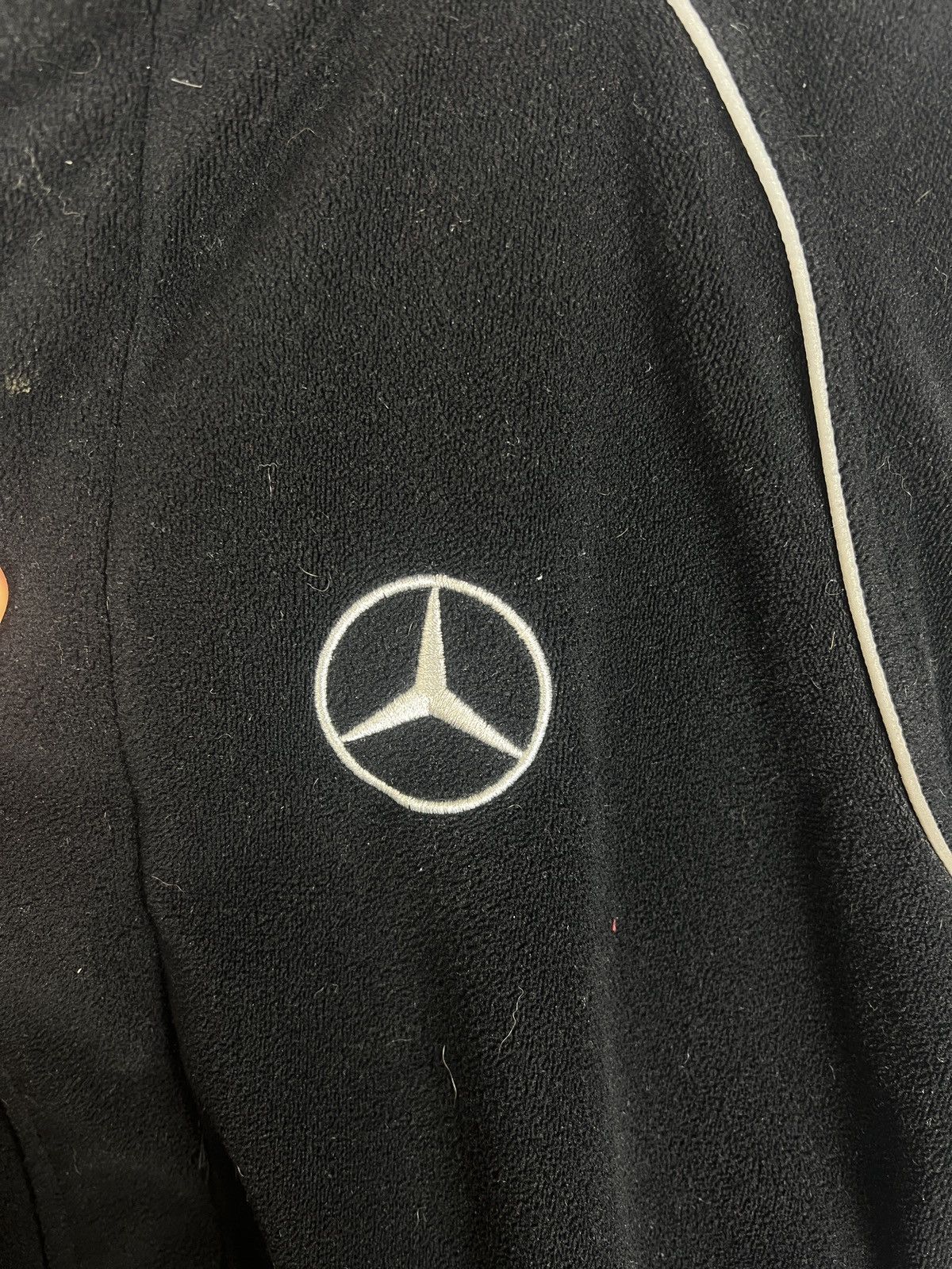 Mercedes-Benz Vintage Mercedes Benz Full Zip Fleece Jacket Size US L / EU 52-54 / 3 - 5 Thumbnail
