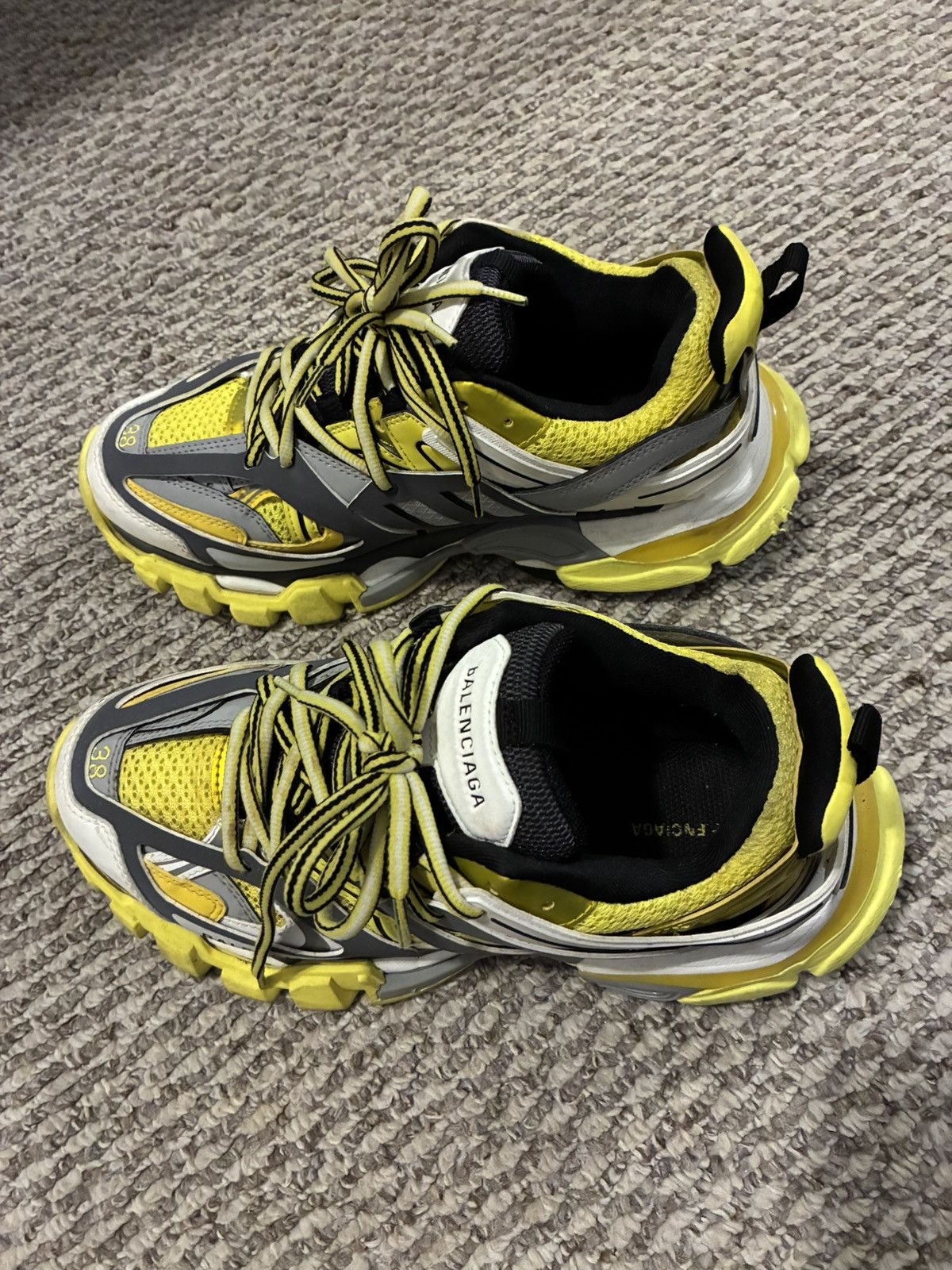 Balenciaga Yellow Track Balenciagas Size US 5.5 / EU 38 - 3 Thumbnail