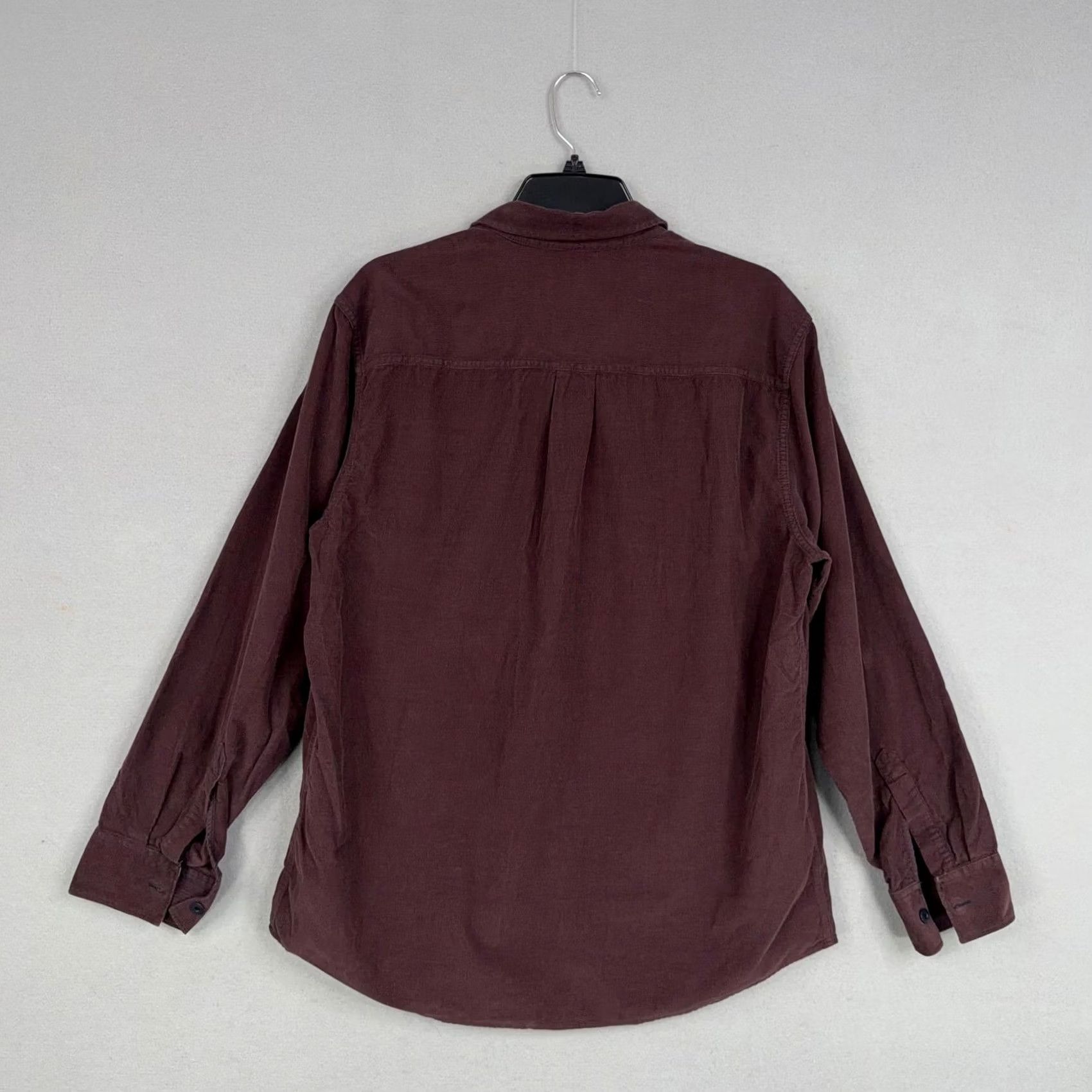 Tommy Bahama Tommy Bahama Shirt Mens Large Burgundy Corduroy Long Sleeve Island Modern Fit Size US L / EU 52-54 / 3 - 6 Thumbnail