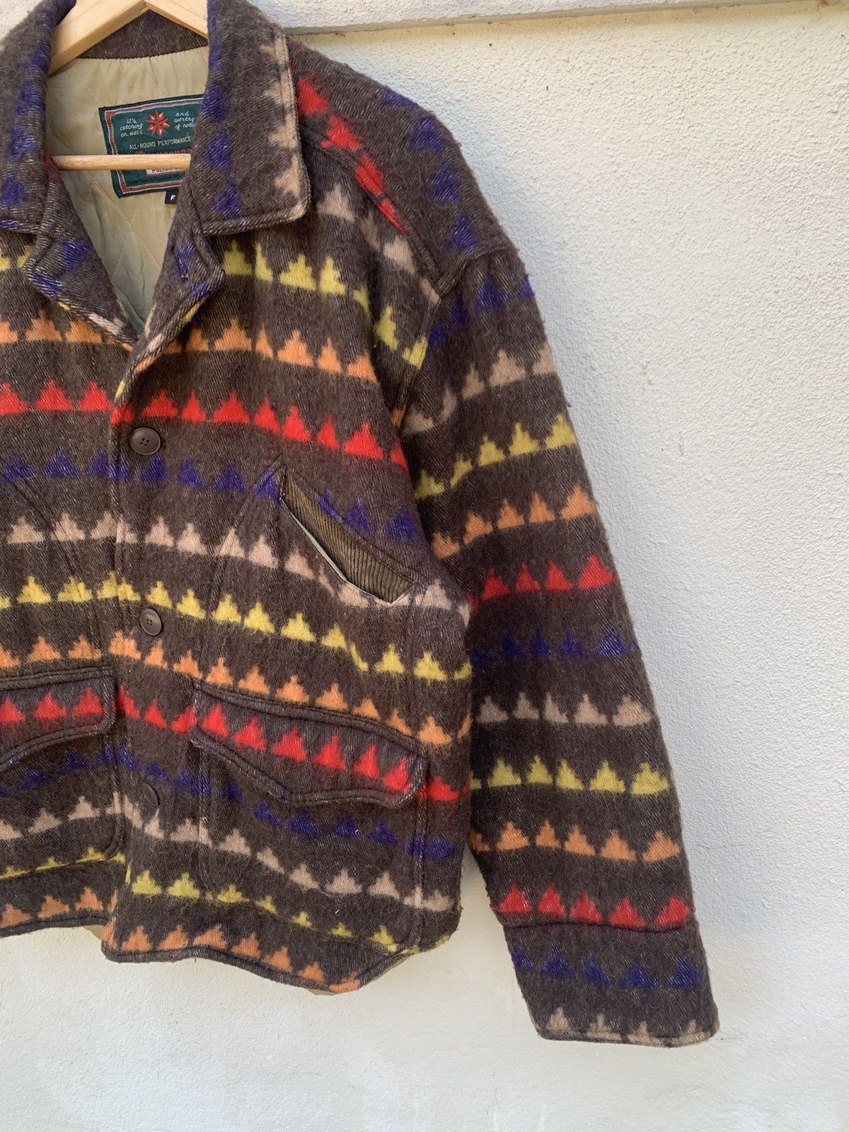 Japanese Brand Crazy Cozy Art Blanket Outdoor Jacket Size US L / EU 52-54 / 3 - 4 Thumbnail