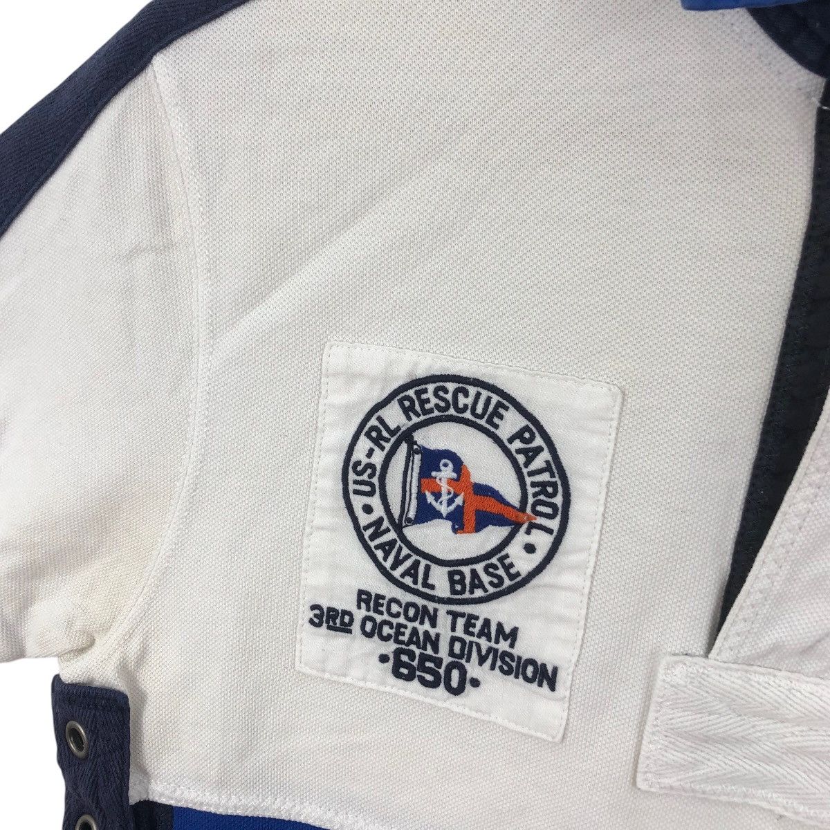 Polo Ralph Lauren Vintage POLO RALPH LAUREN Rescue Patrol Recon Tee Shirt Top Size XS / US 0-2 / IT 36-38 - 3 Thumbnail