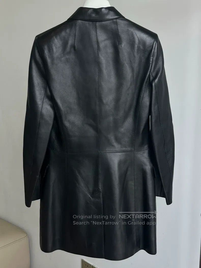 Hermes Hermes Black leather jacket Size XXS / US 00 / IT 34 - 5 Thumbnail
