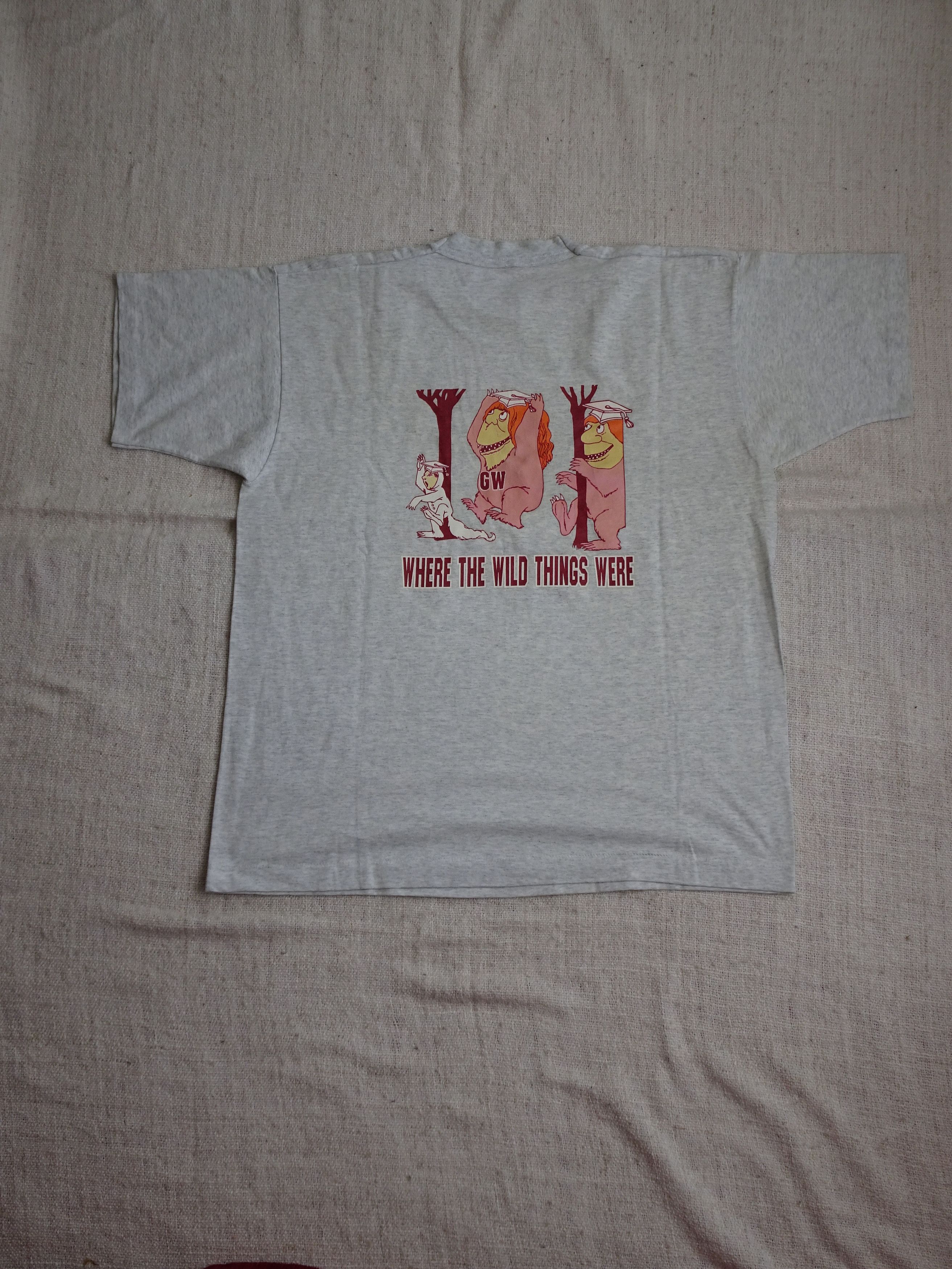 Vintage Vtg 90s Single Stitch G.W.H.S 1996 Graduation Graphic Tee Size US XL / EU 56 / 4 - 1 Thumbnail