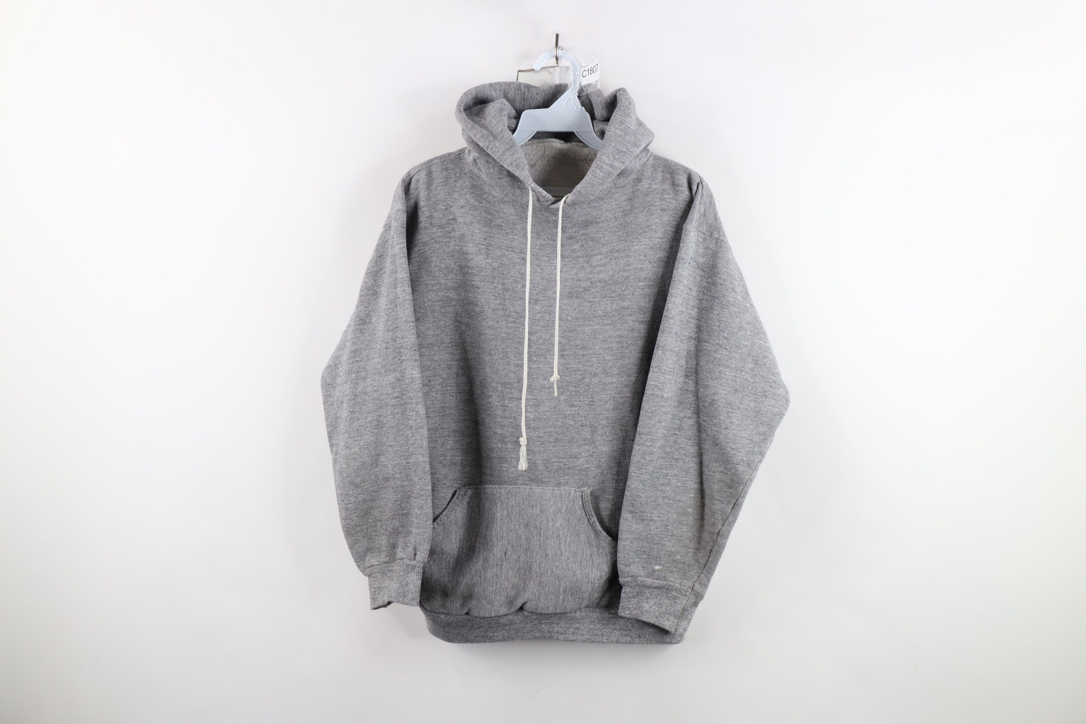 Russell Athletic × Vintage Vintage 70s Russell Athletic Hoodie Sweatshirt Gray USA Size US M / EU 48-50 / 2 - 1 Thumbnail
