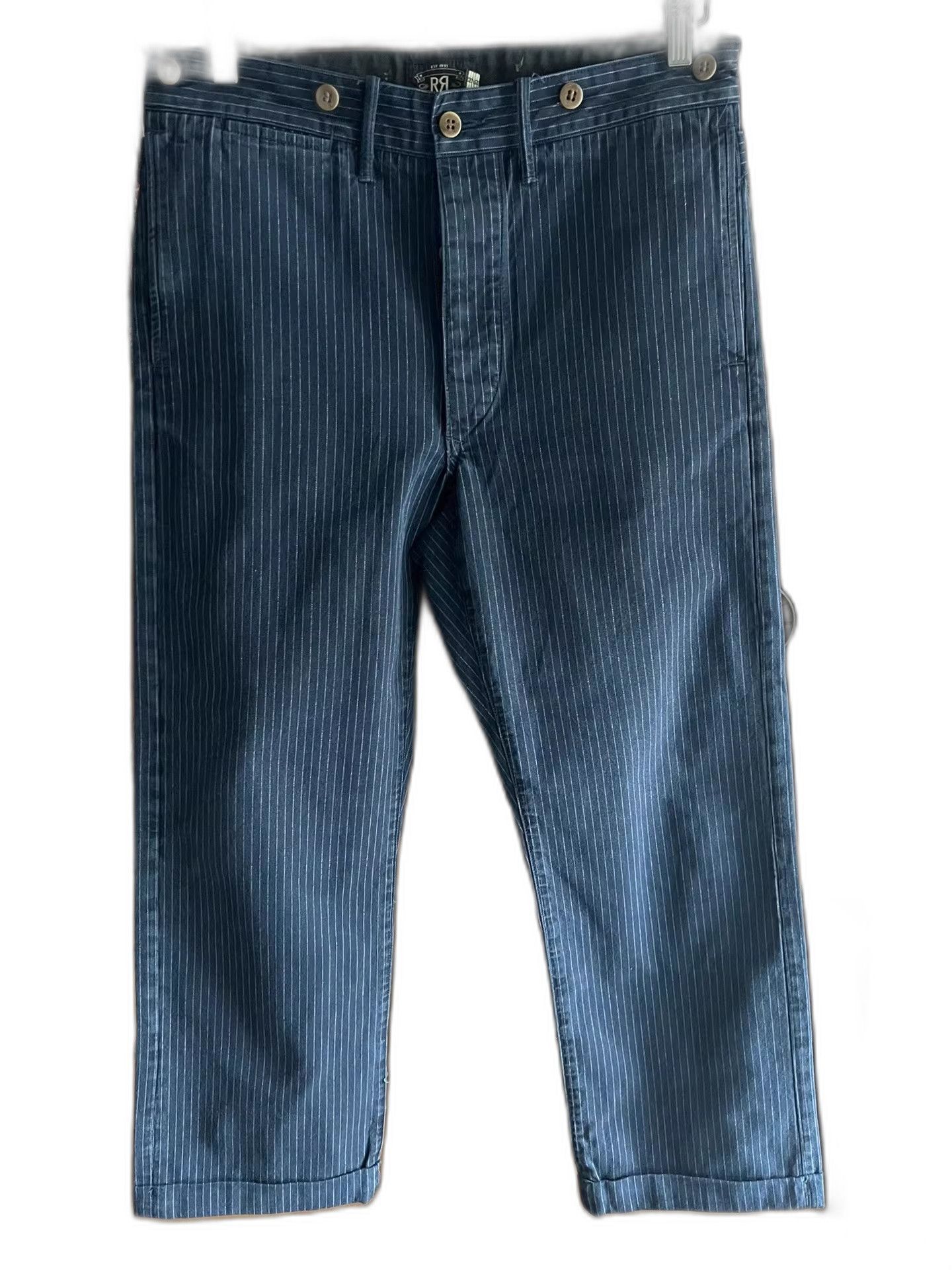 RRL Ralph Lauren RRL Double RL Striped Boot Trousers Size US 32 / EU 48 - 1 Thumbnail