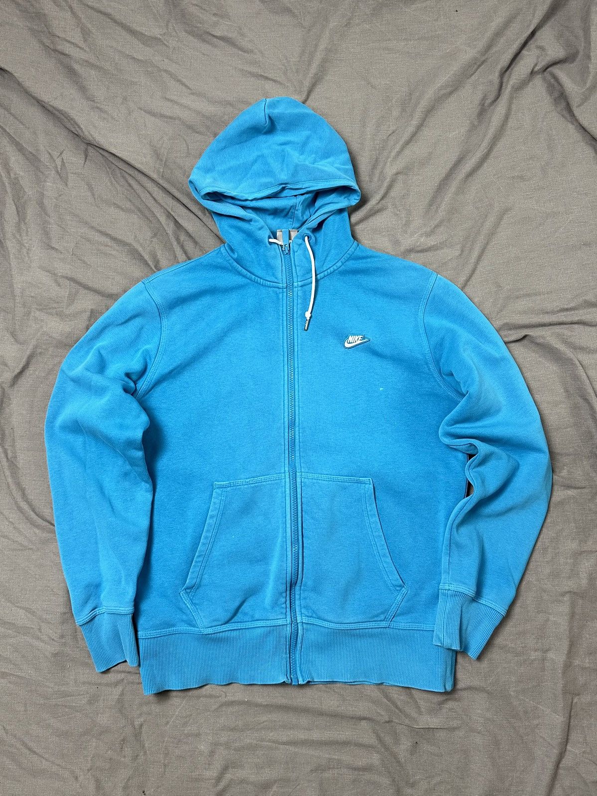 Y2K Nike Vintage Zip Hoodie 00s Rare Big Logo