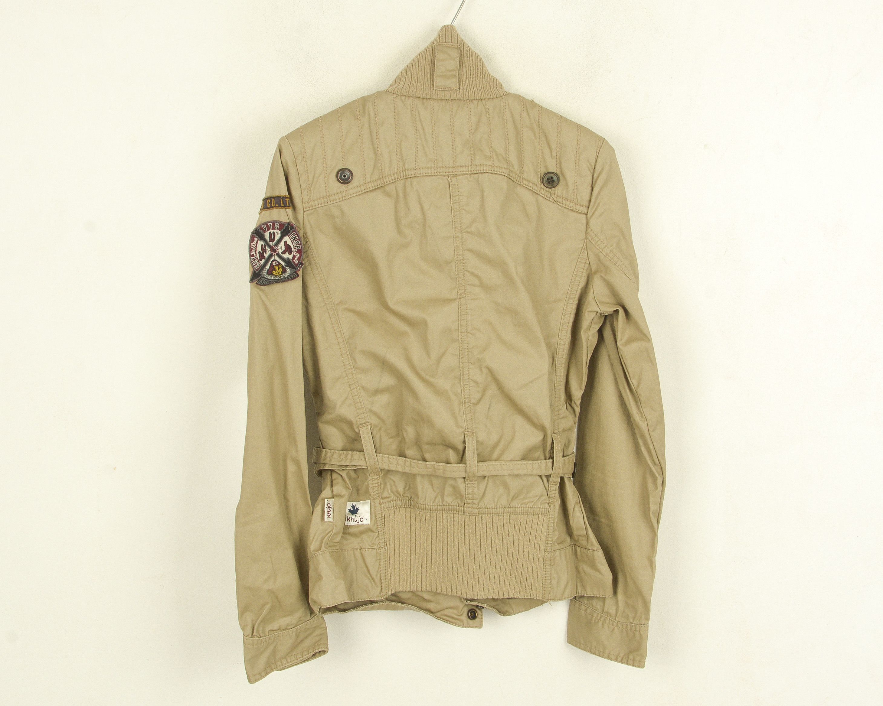 khujo LISSY Women S Jacket Trenchcoat Belted Coat Outdoor Cotton Size S / US 4 / IT 40 - 3 Thumbnail