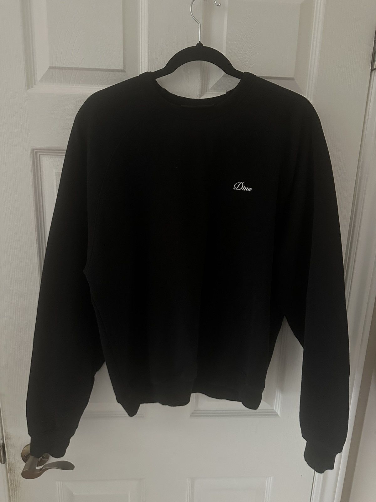 Dime Dime Cursive LOGO Black Sweater Med Size US M / EU 48-50 / 2 - 5 Thumbnail