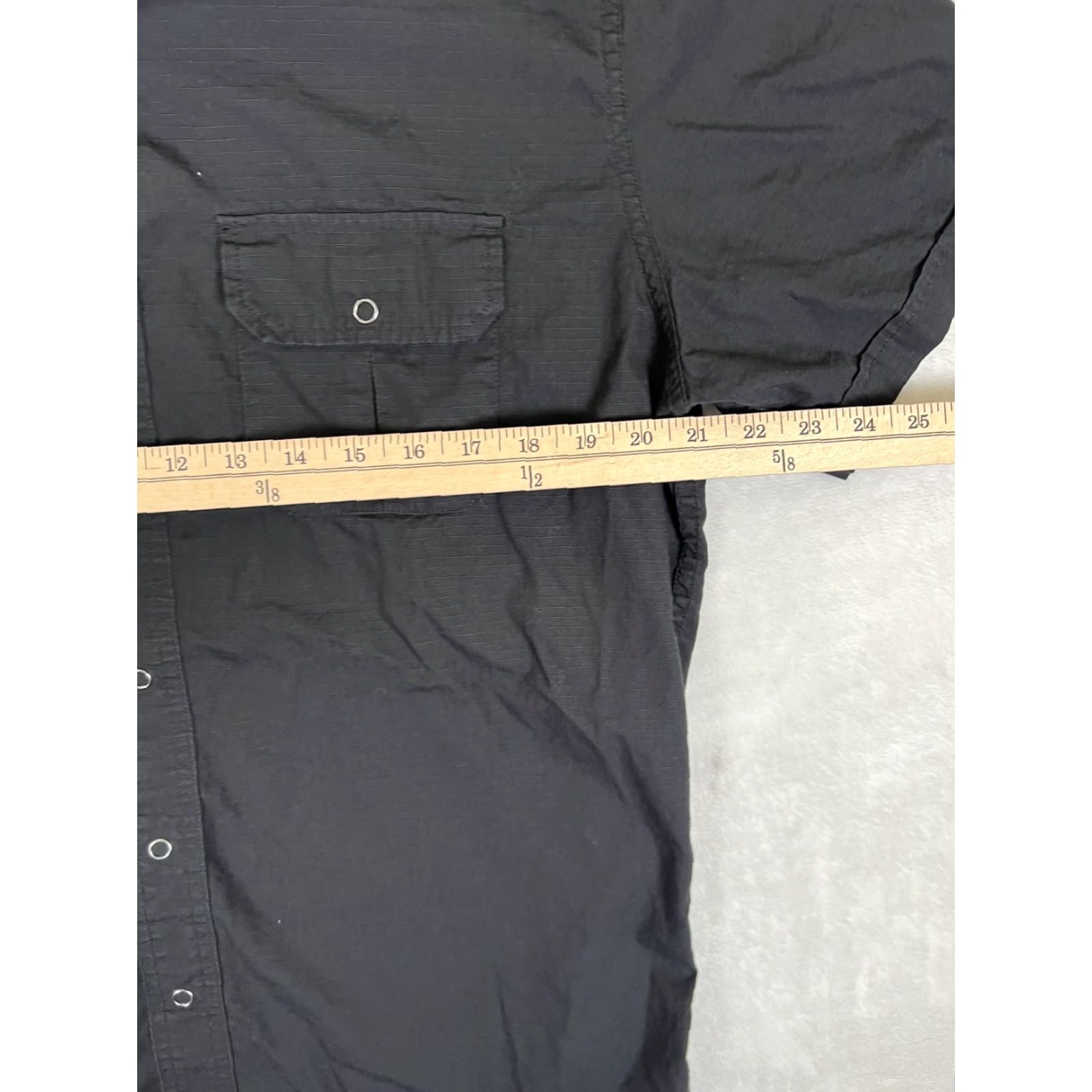 Anchor Blue Vintage Anchor Blue Shirt Mens Large Black Short Sleeve Snap Front Casual Y2K Size US L / EU 52-54 / 3 - 5 Thumbnail