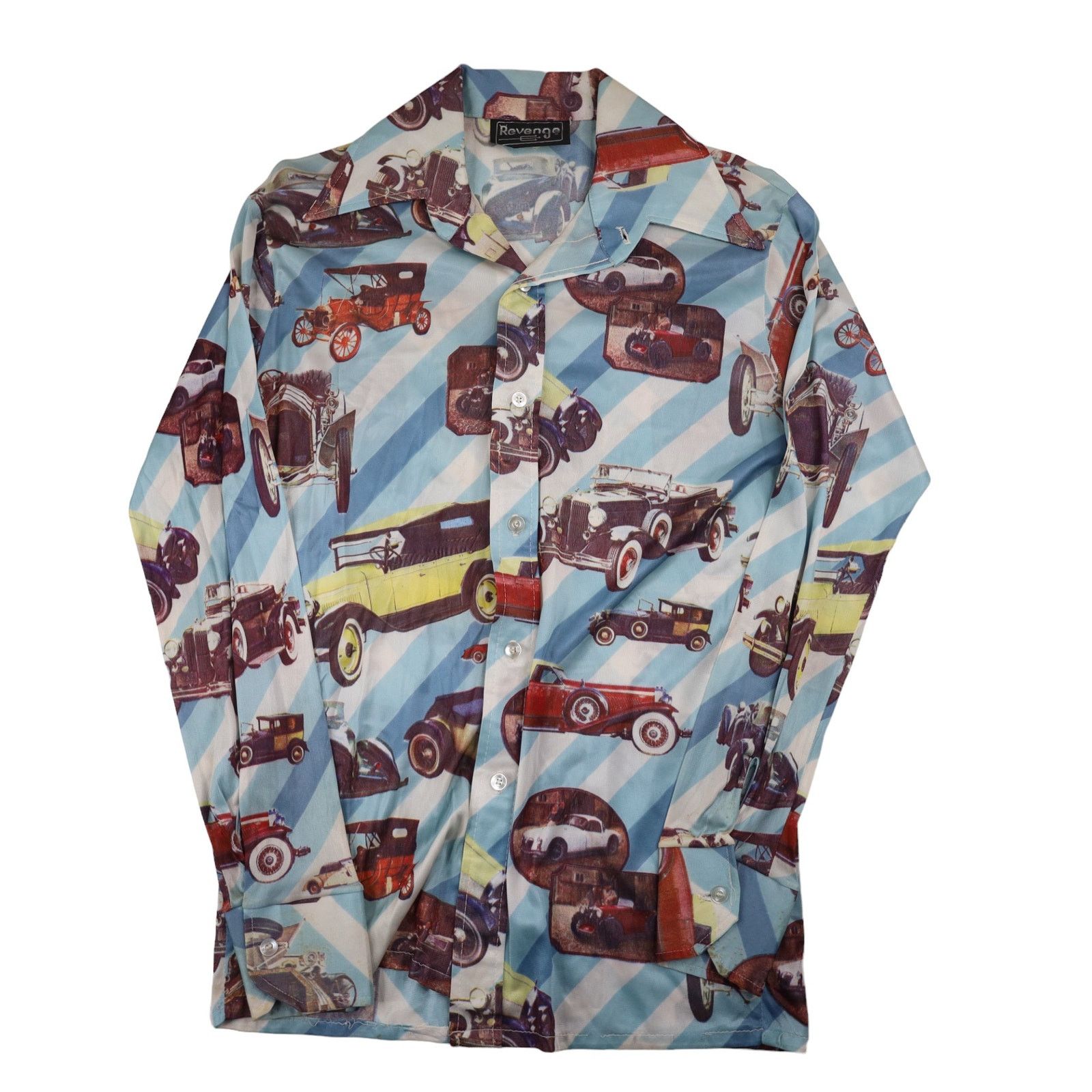 Vintage Vintage 70s Revenge Allover Photorealistic Automotive Shirt Size US M / EU 48-50 / 2 - 1 Thumbnail