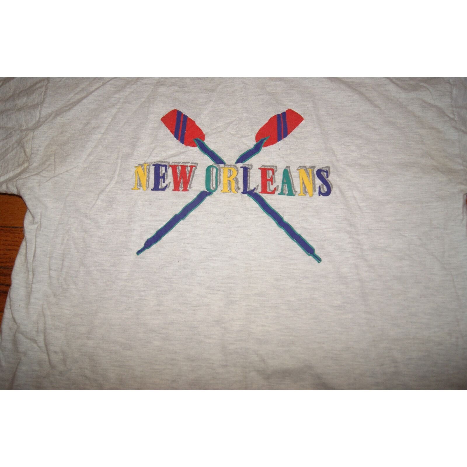 Other VTG New Orleans Colorful Puff Print L TShirt Single Stitch Size US L / EU 52-54 / 3 - 3 Thumbnail