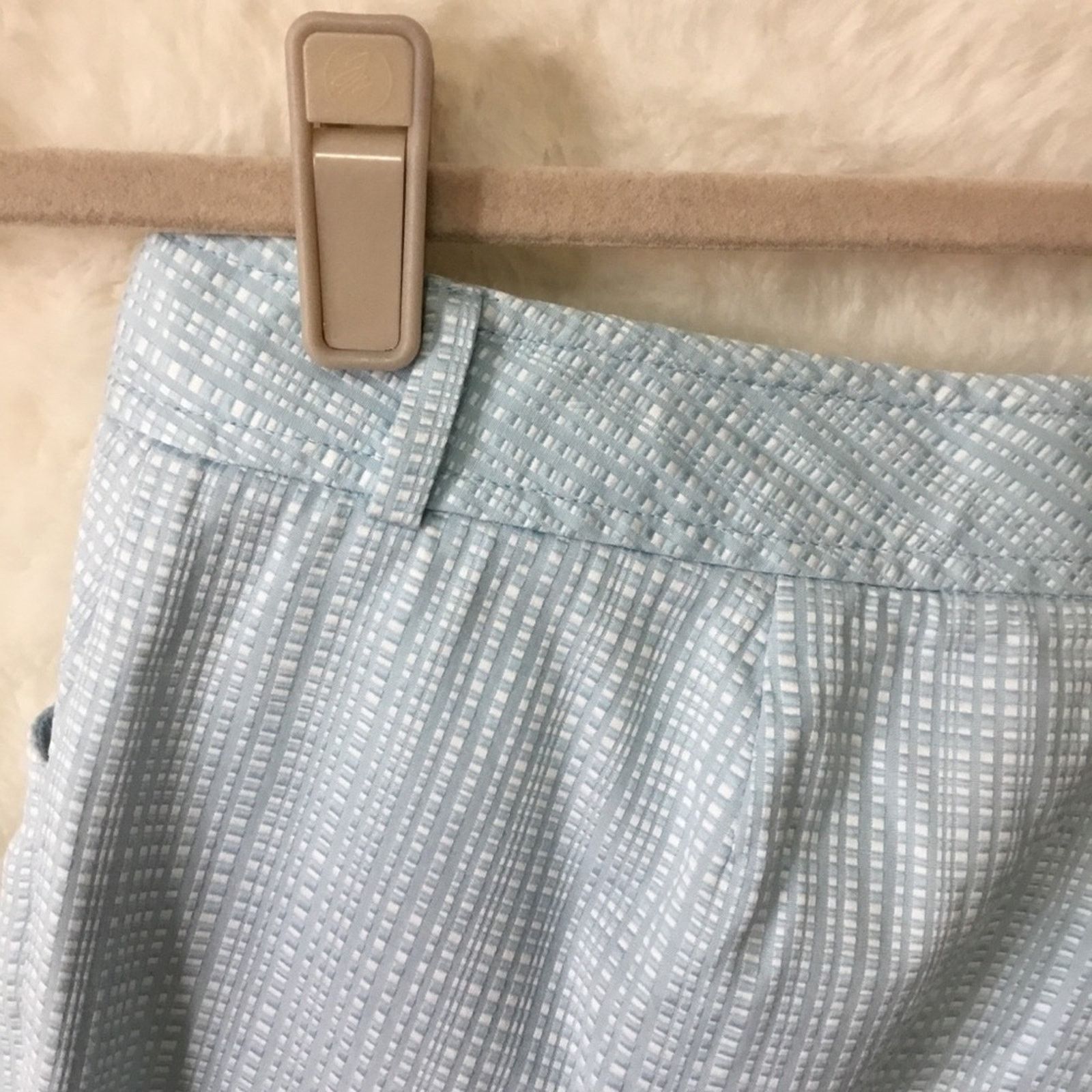 Ann Taylor Ann Taylor Blue Pattern Crop Pants Size 28" / US 6 / IT 42 - 7 Thumbnail