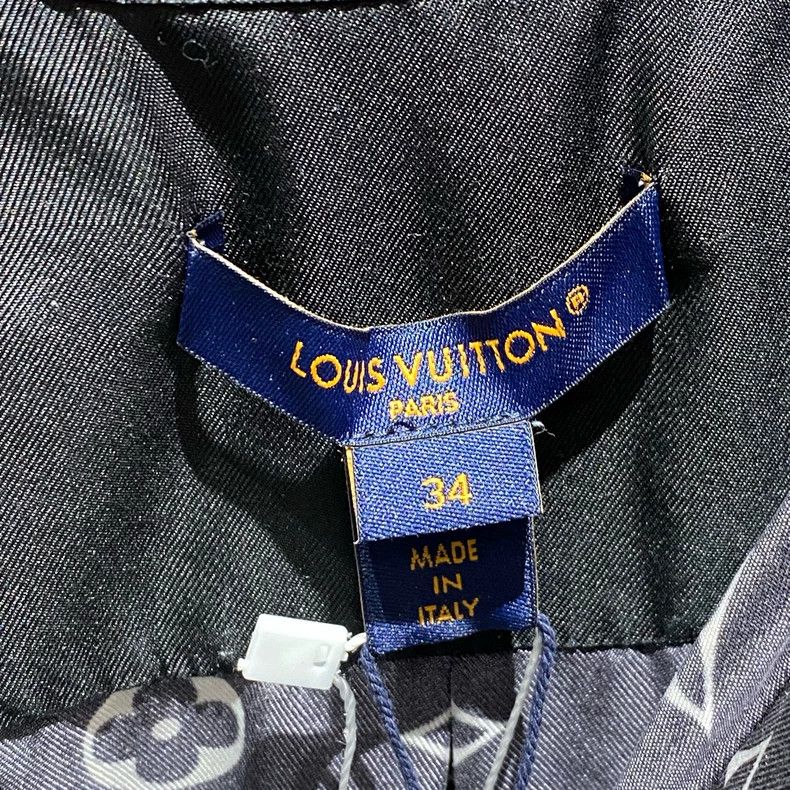 Louis Vuitton Louis Vuitton 25fw new mulberry silk black presbyopic full Size XXS / US 00 / IT 34 - 3 Thumbnail