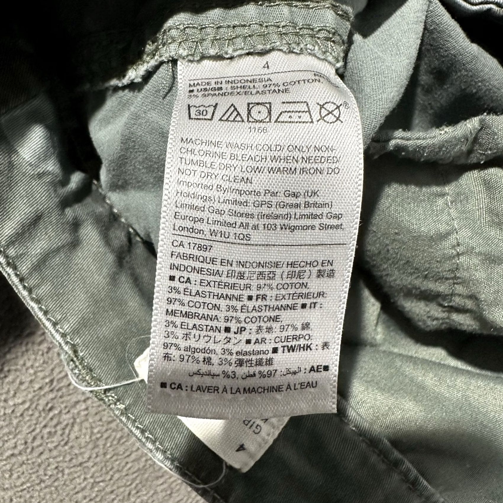 Gap Gap Shorts Womens 4 Green Camouflage Utility Short EUC Womens Regular Small? Size 27" / US 4 / IT 40 - 5 Thumbnail