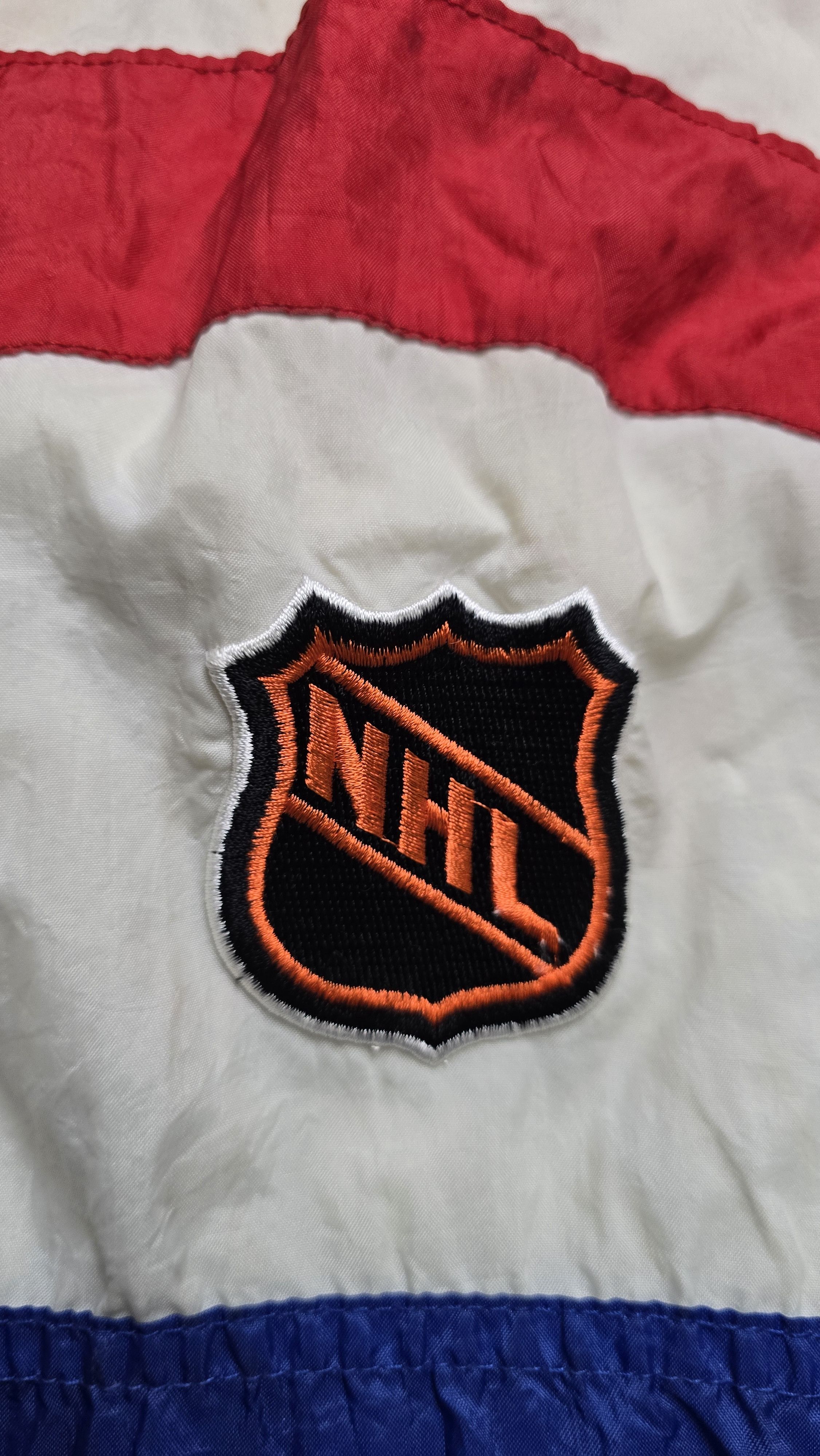 Starter Starter Quebec Nordiques Jacket 90s Vintage Blue Windbreaker Size US XL / EU 56 / 4 - 10 Thumbnail