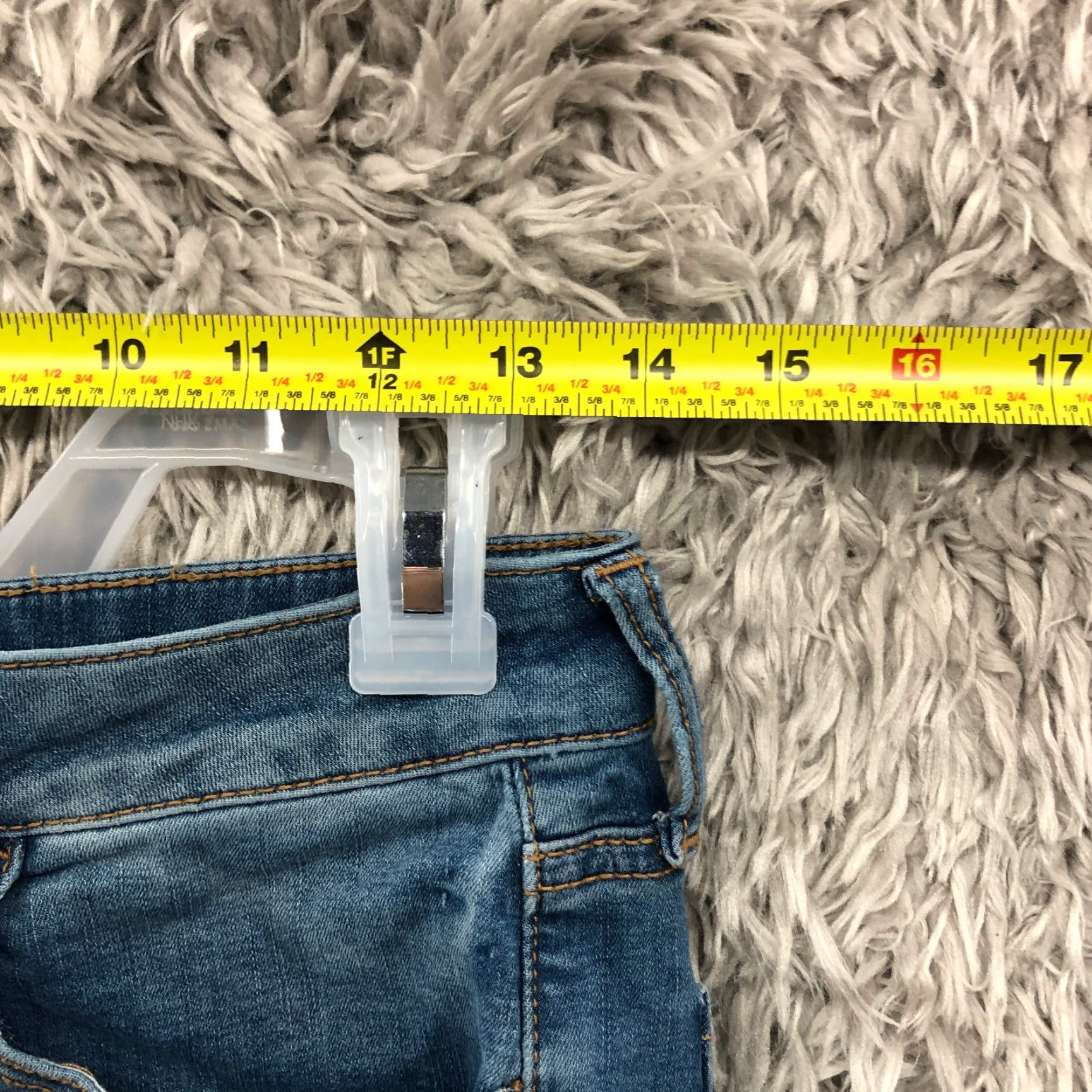 Vintage SO Jeans Skinny High Rise Jeans - 27x29 Blue Denim Juniors Size 11 Dark Wash Vintage? No (Adults Women) Size 32" / US 10 / IT 46 - 2 Thumbnail