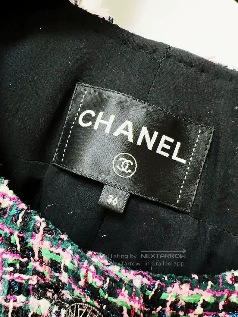 Chanel Chanel 19P early spring pink purple green mixed colour two Size XS / US 0-2 / IT 36-38 - 6 Thumbnail