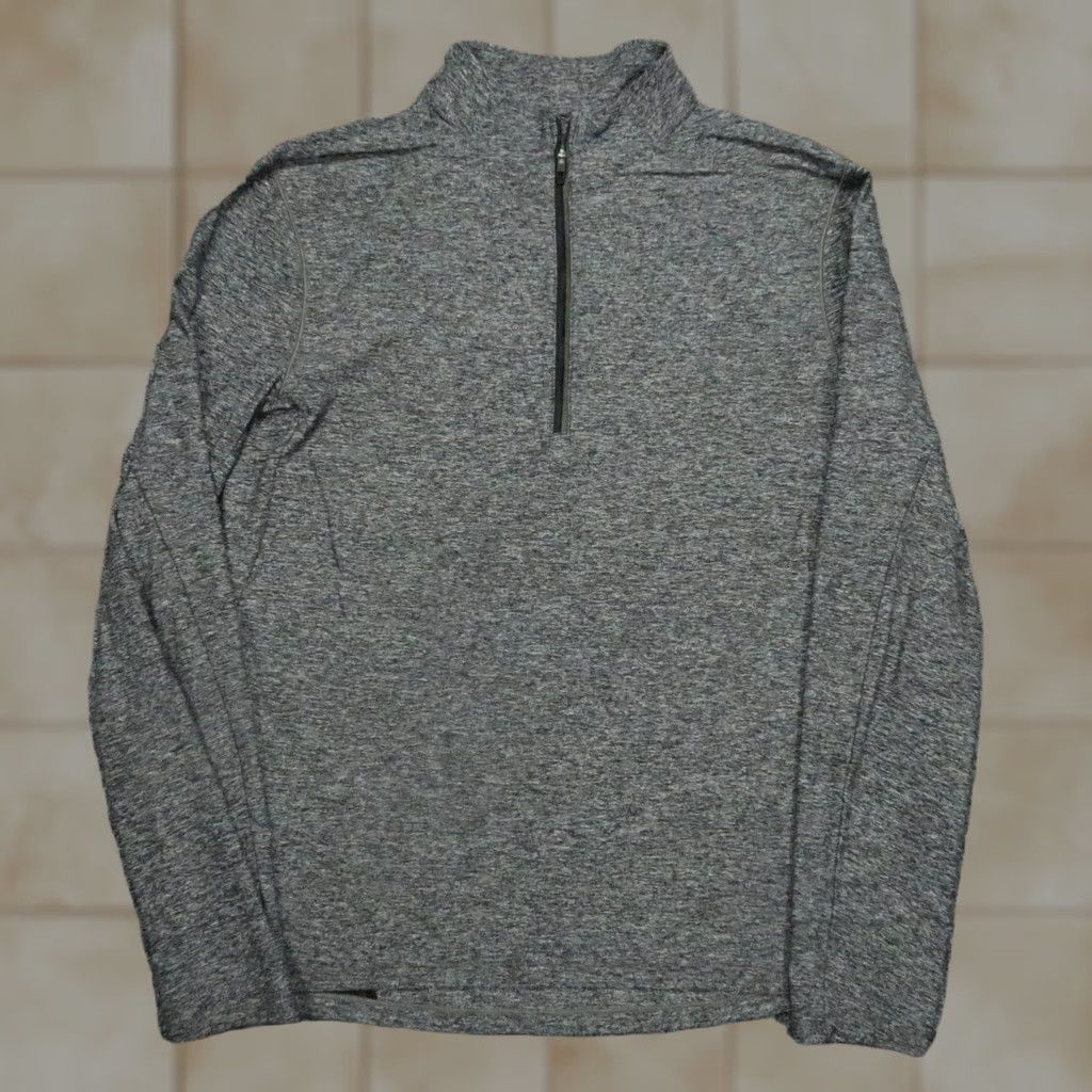 Lululemon Lululemon Pullover Mens Large Gray Surge Warm Half Zip Performance Heather Shirt Size US L / EU 52-54 / 3 - 1 Thumbnail