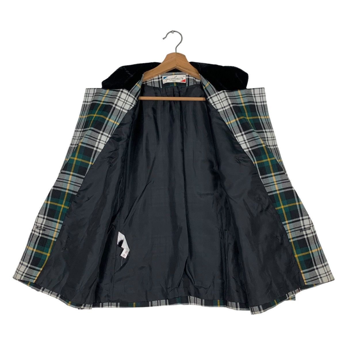 Japanese Brand GERARD PASQUIER Tartan Double Breasted Coat Jacket #0531-C24 Size S / US 4 / IT 40 - 11 Thumbnail