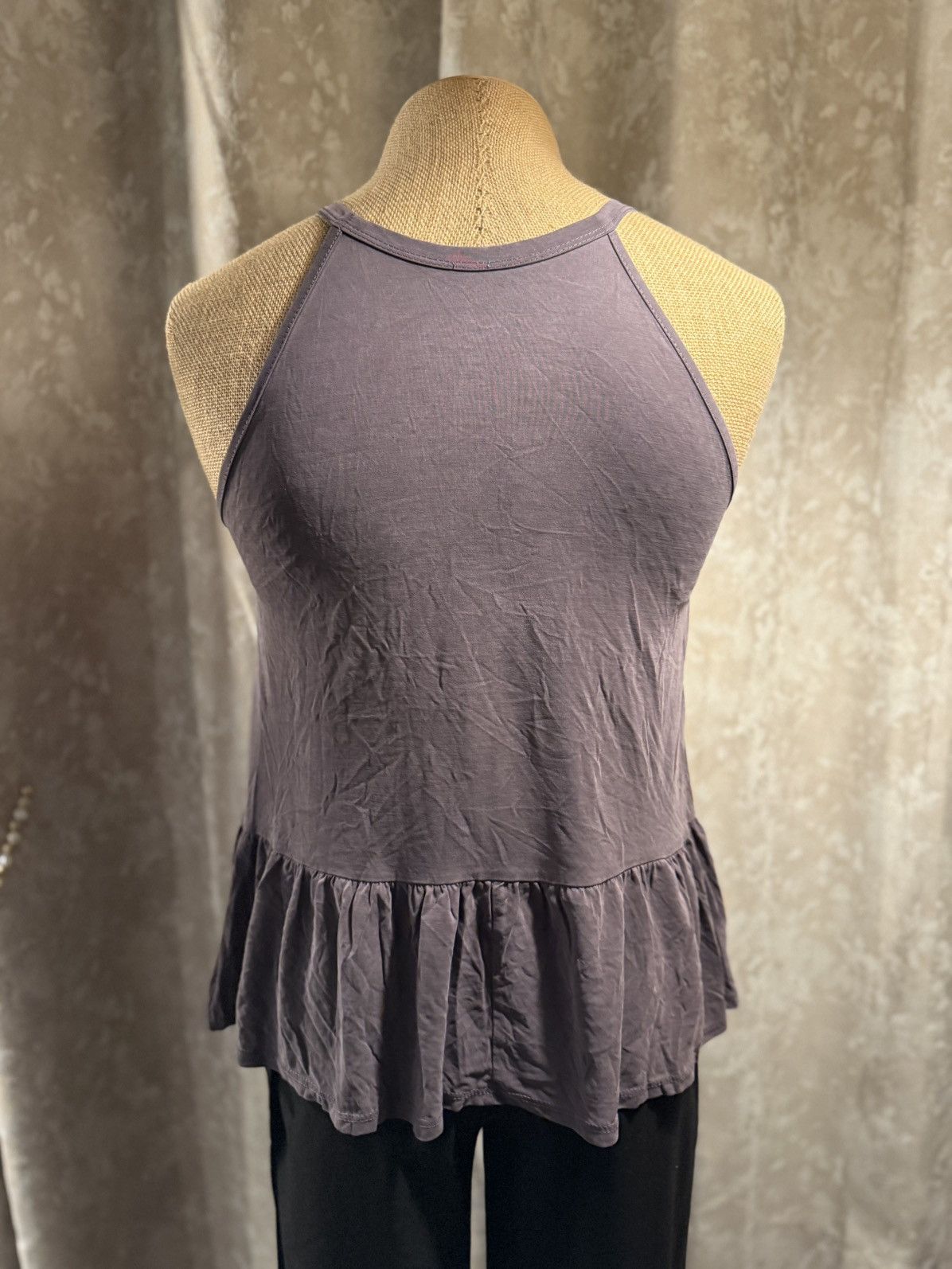 Other Soft Mauve Ruffle Hem Tank Top – Casual & Flowy Size M / US 6-8 / IT 42-44 - 6 Thumbnail