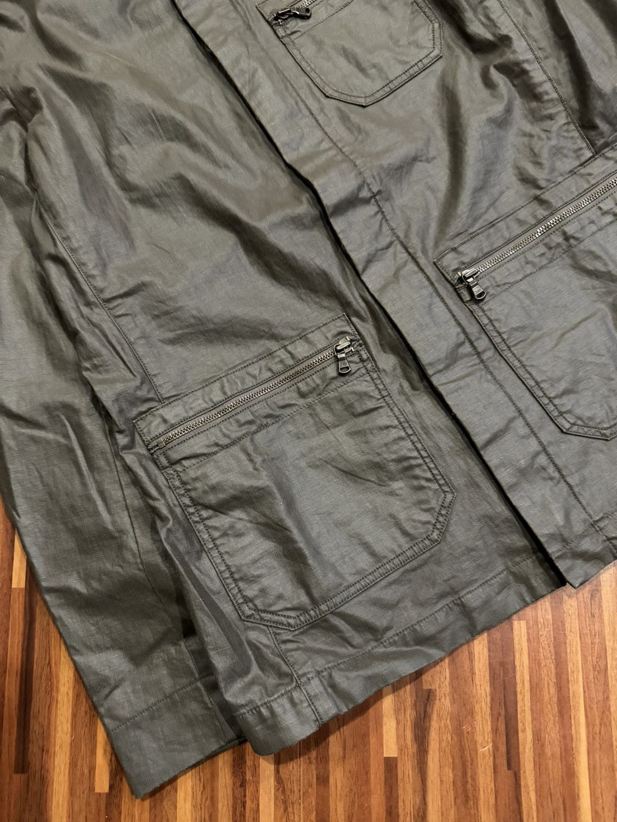 John Varvatos John varvatos | Leather Multi Pocket Jacket | Size US M / EU 48-50 / 2 - 3 Thumbnail