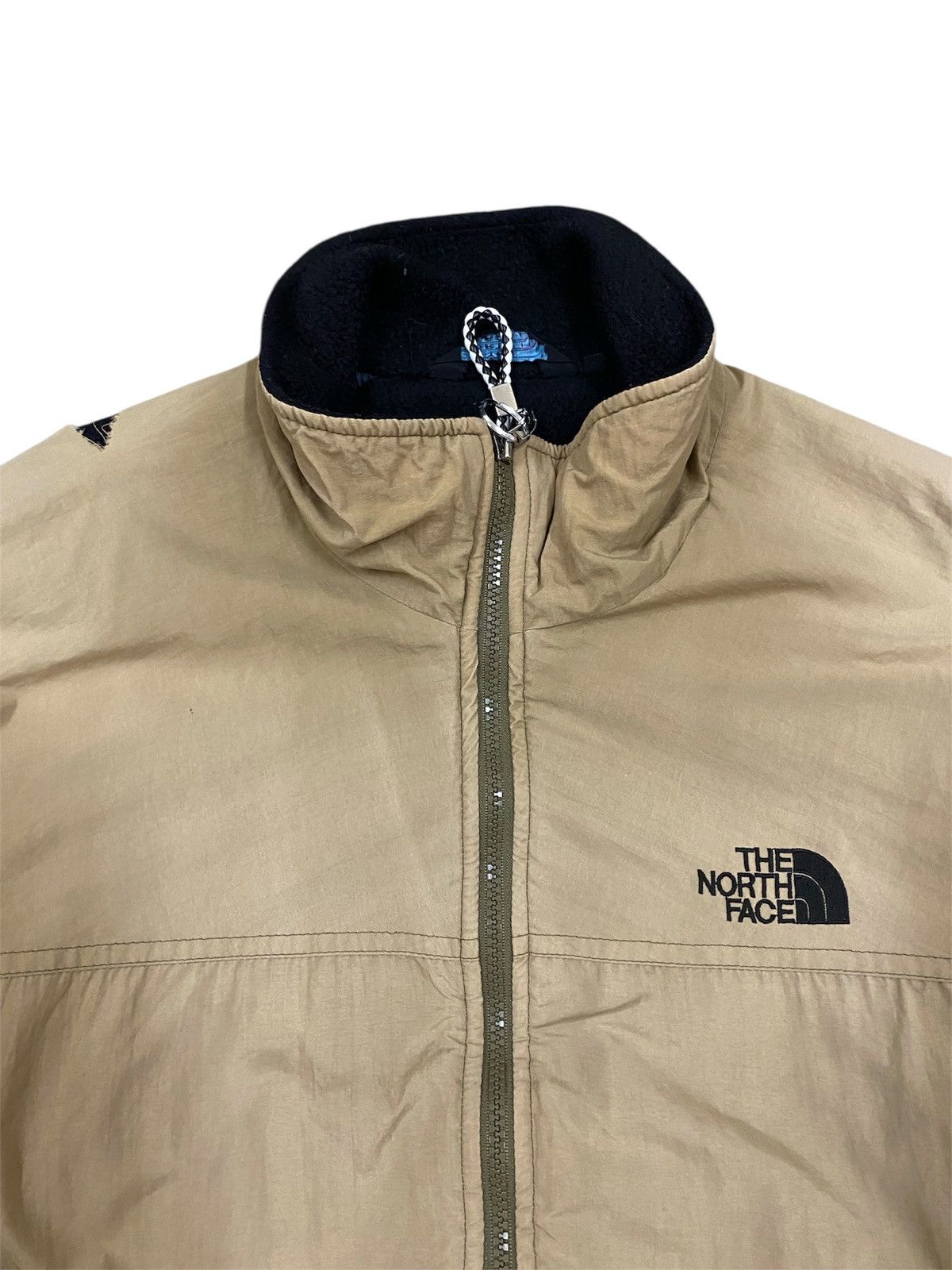 The North Face Vtg 80s The North Face Bomber Jacket Distressed Khaki Size US L / EU 52-54 / 3 - 2 Thumbnail