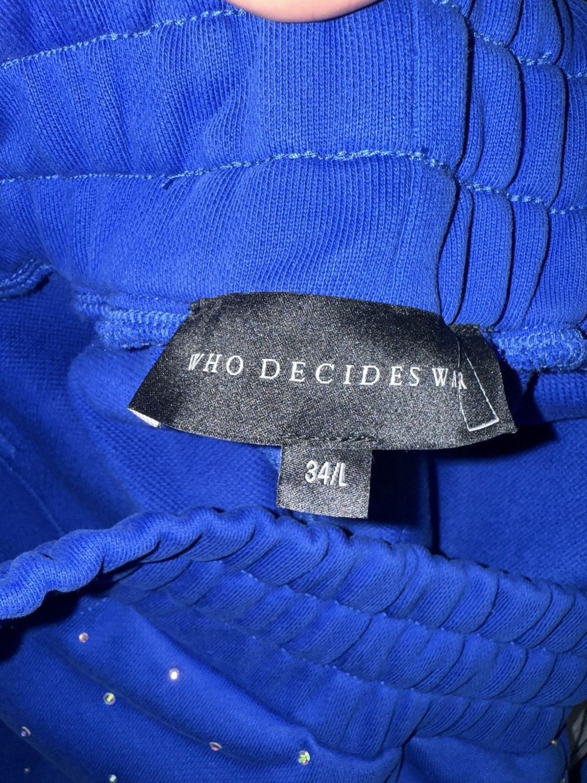 Who Decides War Wdw rhinestone sweatsuit Size US L / EU 52-54 / 3 - 9 Thumbnail