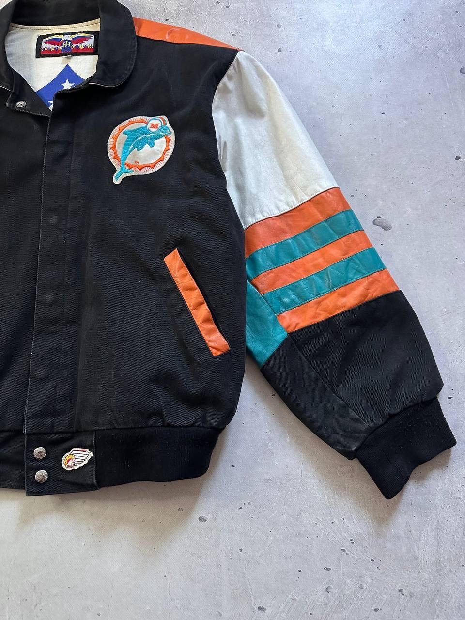 NFL Vintage Miami Dolphins NFL Leather Varsity Jacket XL USA Size US XL / EU 56 / 4 - 11 Thumbnail