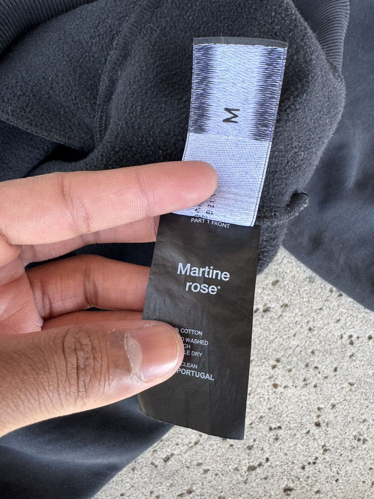 Martine Rose Martine Rose Upside Down Logo Hoodie Size US M / EU 48-50 / 2 - 4 Thumbnail