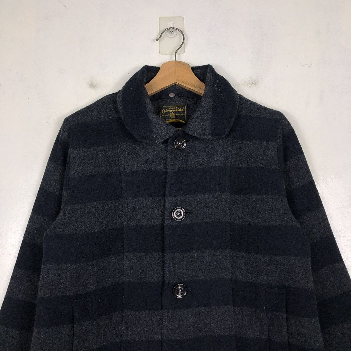 Japanese Brand 📌VINTAGE WORK WOOL JACKET OUTER WEAR LABEL ISSEY MIYAKE Size US M / EU 48-50 / 2 - 5 Thumbnail