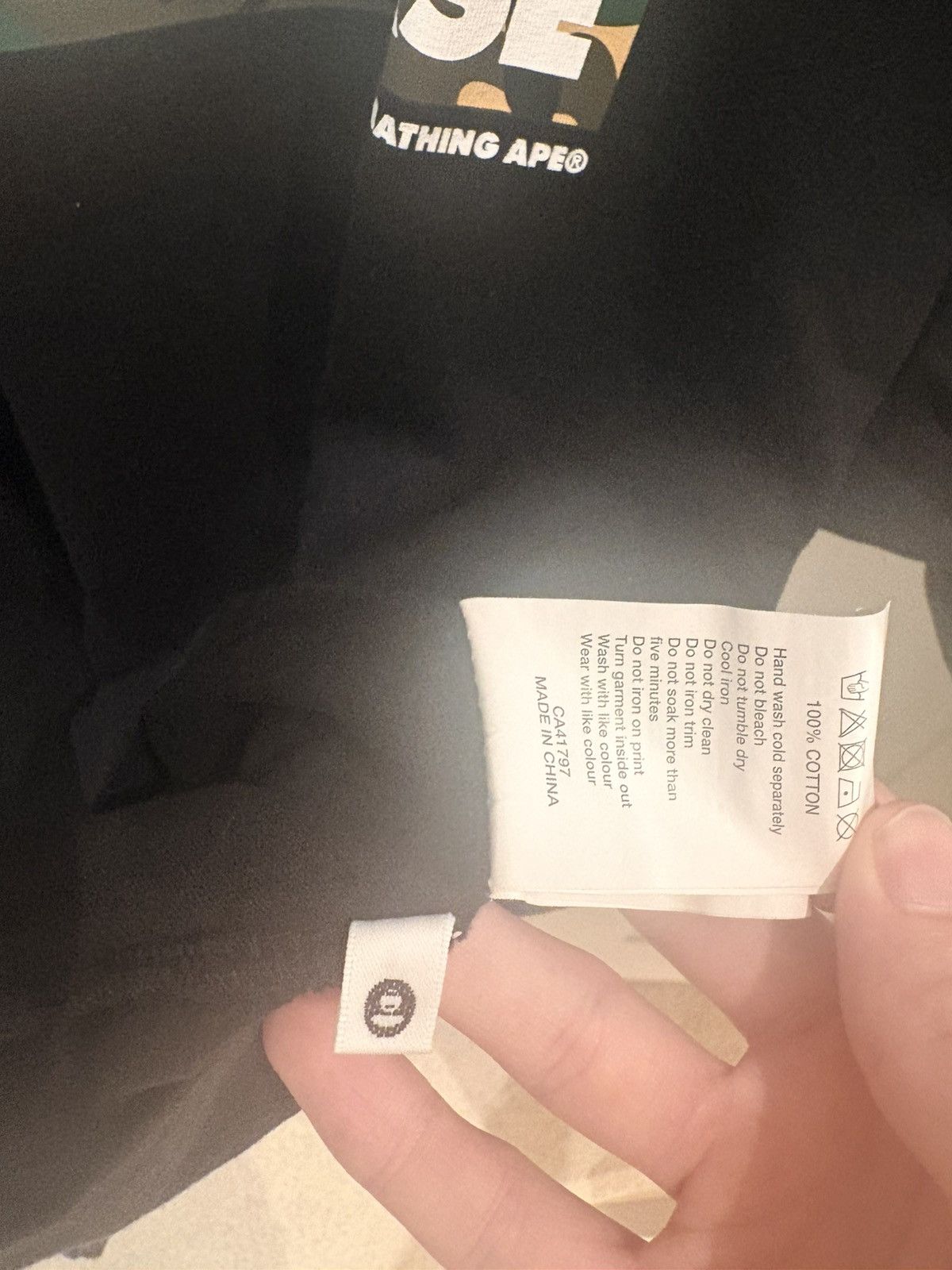 Aape Black & Camo Aape Tee Size US M / EU 48-50 / 2 - 5 Thumbnail