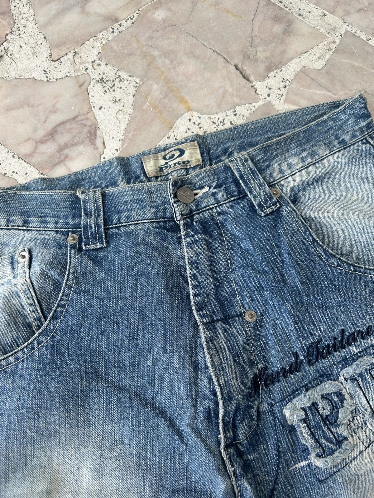 Other Piko Denim Cargo Y2K Pants Size US 30 / EU 46 - 7 Thumbnail