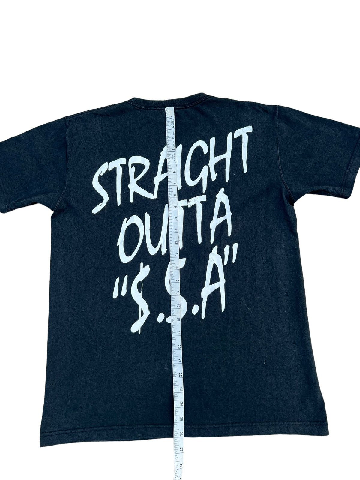 Japanese Brand Dreamteam Japan X N.W.A Fuck The Politics Fade Black tee Size US M / EU 48-50 / 2 - 9 Thumbnail