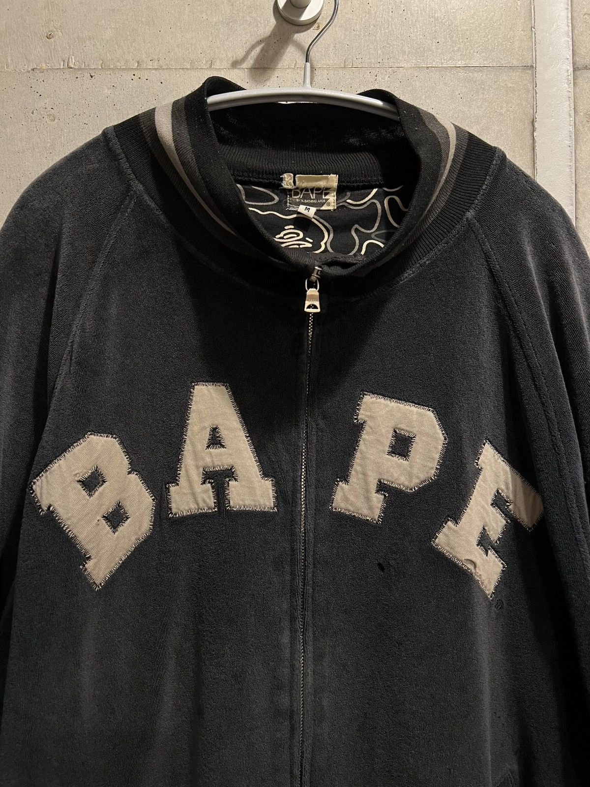 Bape A Bathing Ape 00's Pile Varsity Jacket Size US M / EU 48-50 / 2 - 3 Thumbnail