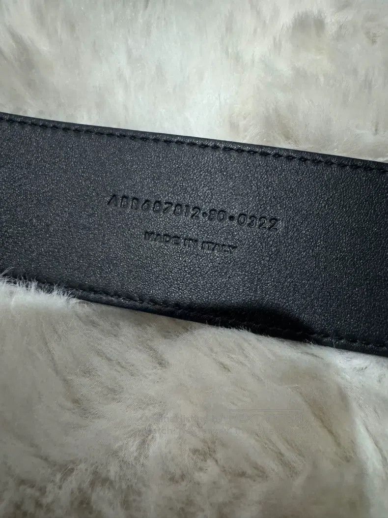 Saint Laurent Paris Saint Laurent Paris size 80 Double Ring Leather Belt Size ONE SIZE - 7 Thumbnail