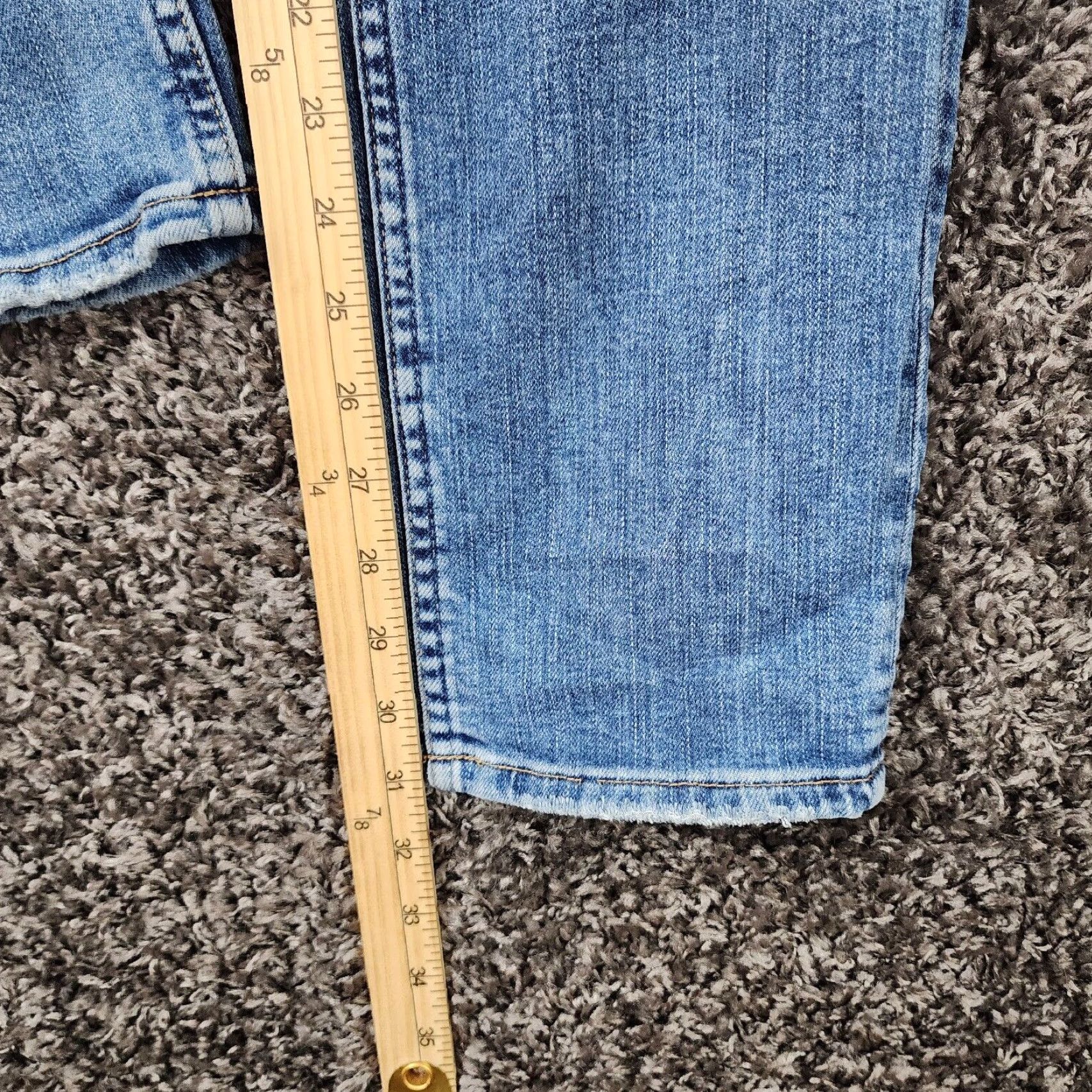 Silver Jeans Co. SILVER JEANS Distressed Stretch Skinny Jeans Adult 34x31 Blue Metal Mens Size US 34 / EU 50 - 5 Thumbnail