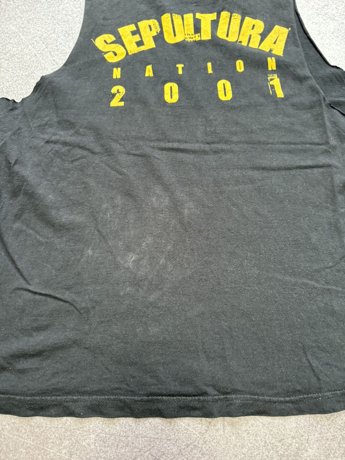 Band Tees × Vintage Vintage 2001 Sepultura Nation Tank Top Shirt Y2K Size US XL / EU 56 / 4 - 13 Thumbnail