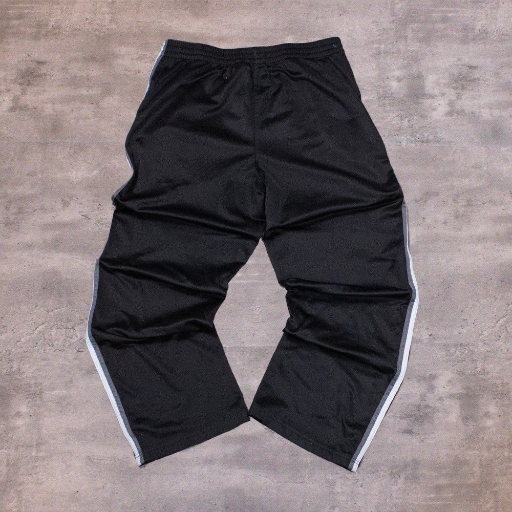 Athletic Works Y2K 2000's Athltic Work Stripped Baggy Relax Fit Wide Legged Track Sweat Pant's Size US 32 / EU 48 - 1 Thumbnail