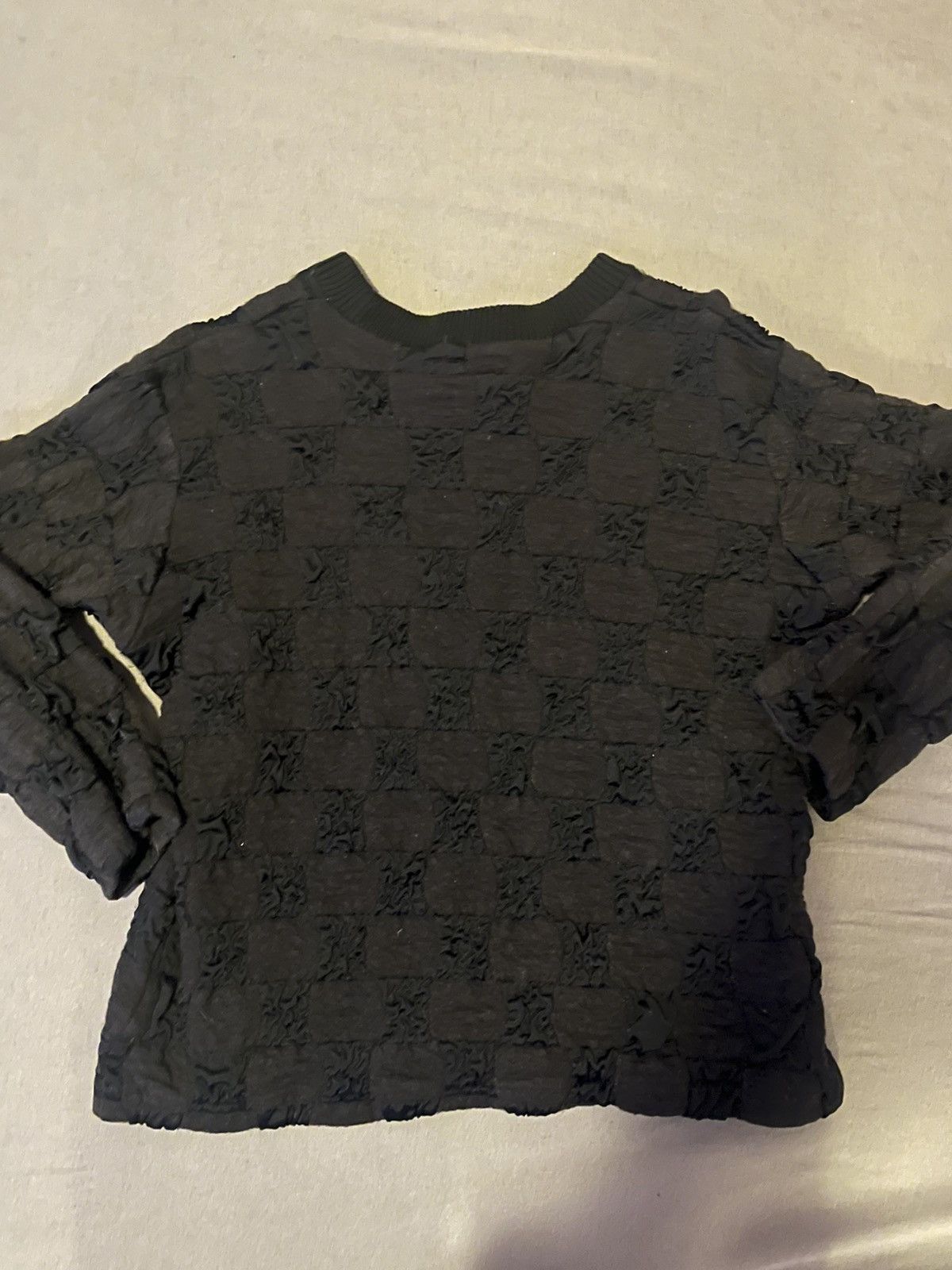 Y’s for Men Yohji Yamamoto Textured Knit Top Size S