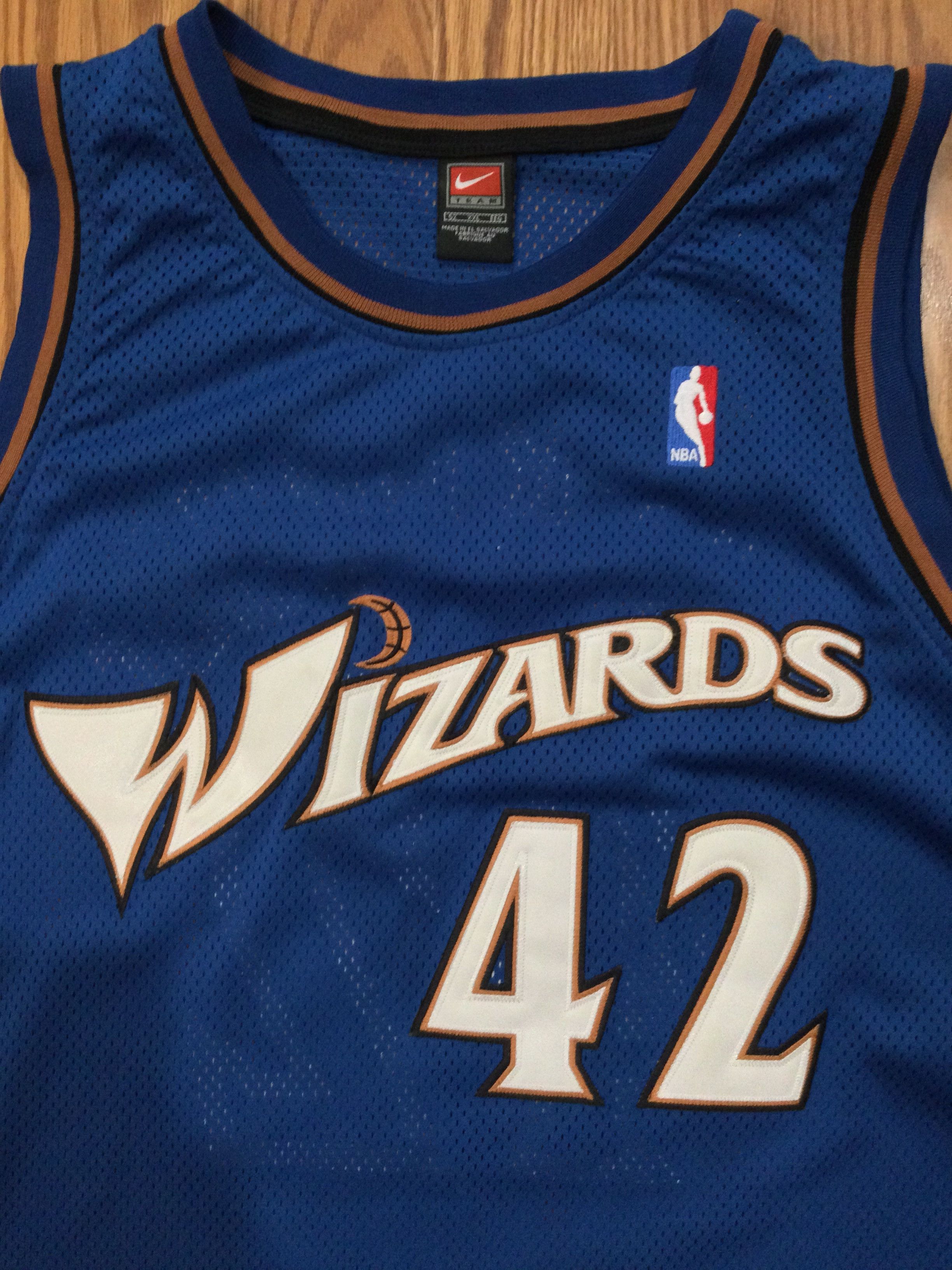 Nike Authentic Washington Wizards Jerry Stackhouse Nike Jersey Size US XXL / EU 58 / 5 - 4 Thumbnail